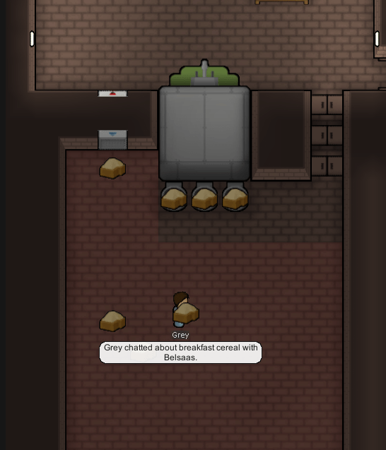 I have a working nutrient paste dispenser, but my colonists keep going