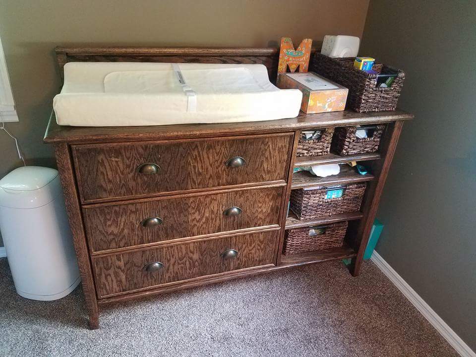 My first woodworking project was to build my first born baby a bedroom