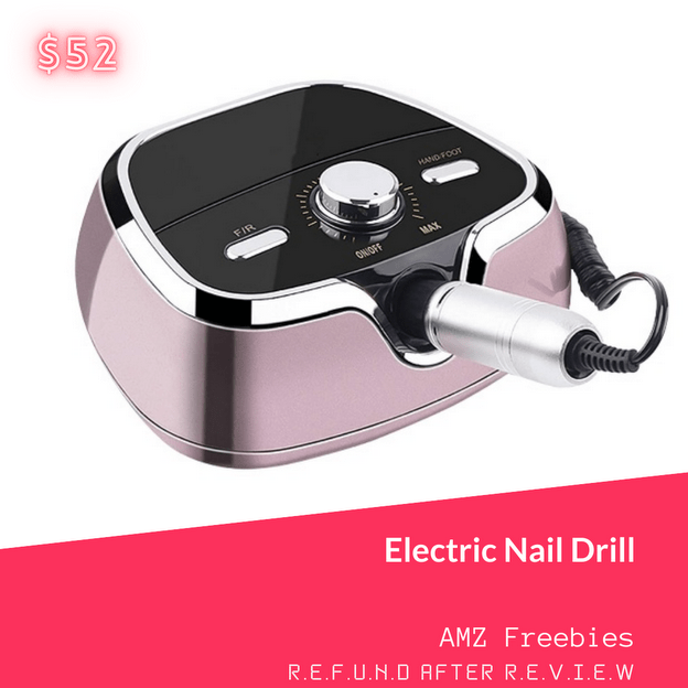 Electric Nail Drill 35000 RPM with 6 Drills, 52. FREE for US product