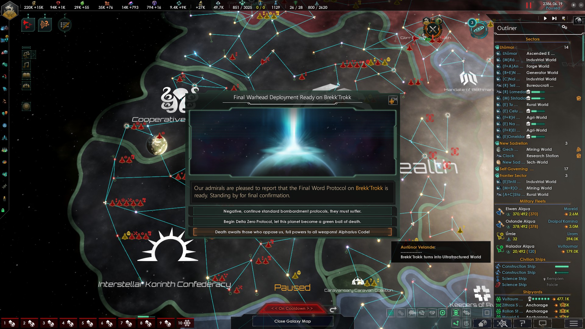 I will free this galaxy of lag, one at a time. r/Stellaris