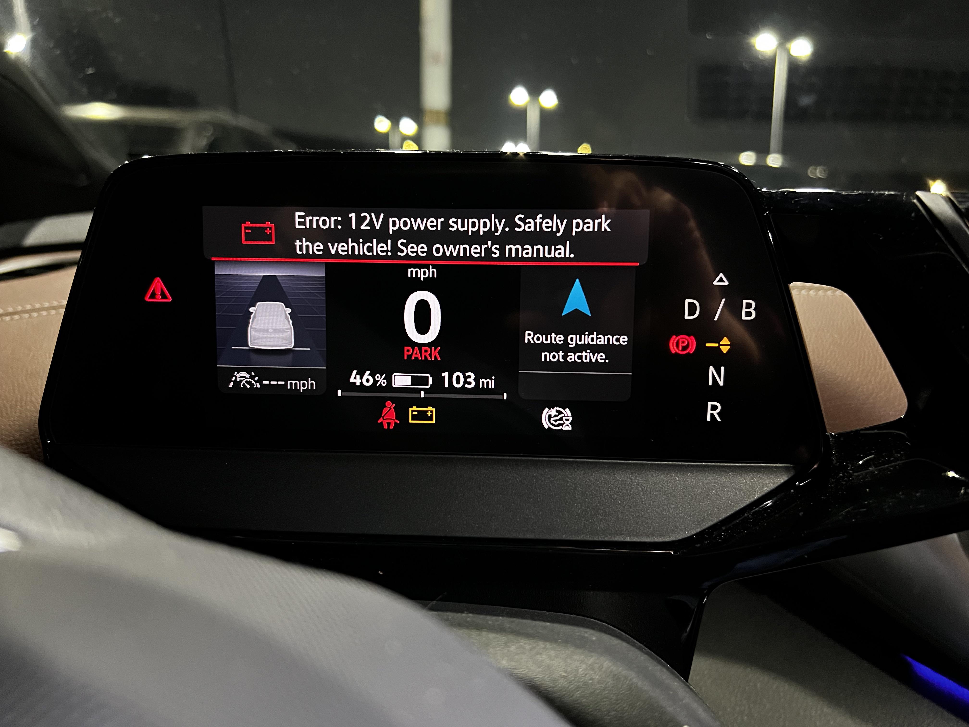 12v power supply error r/VWiD4Owners