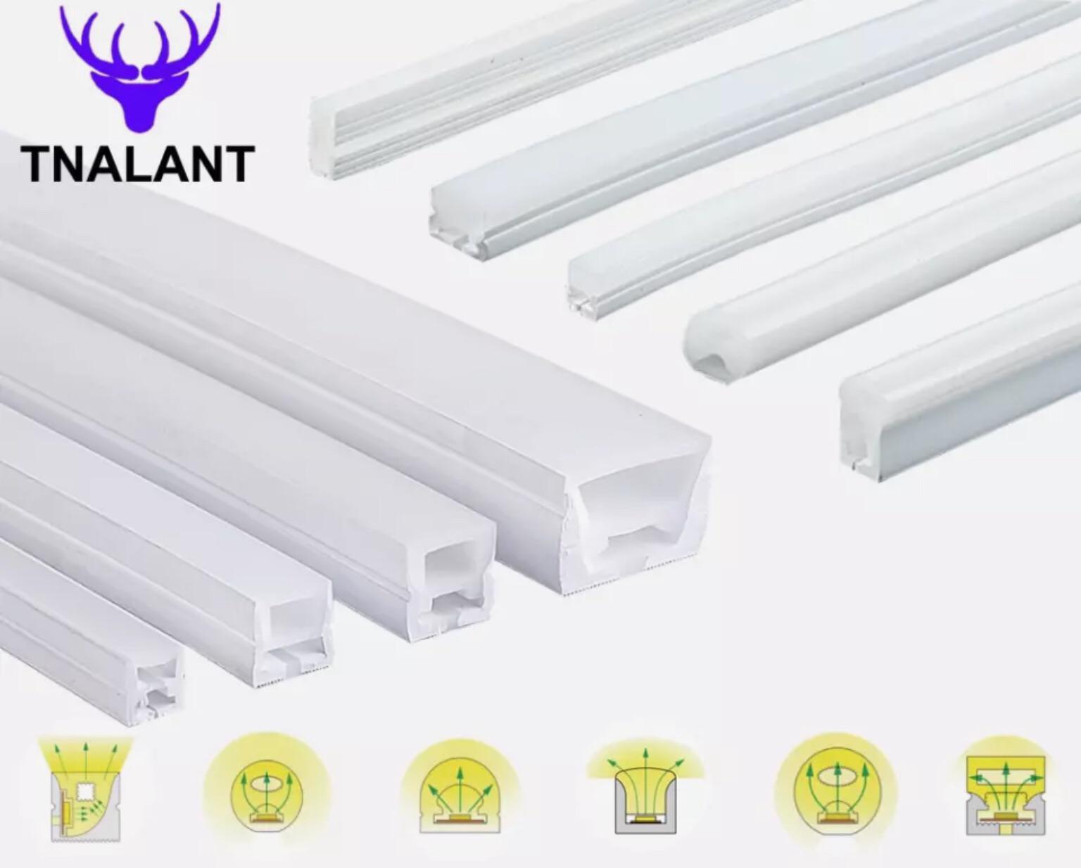 Experiences with silicone LED strip diffusers for indoor applications
