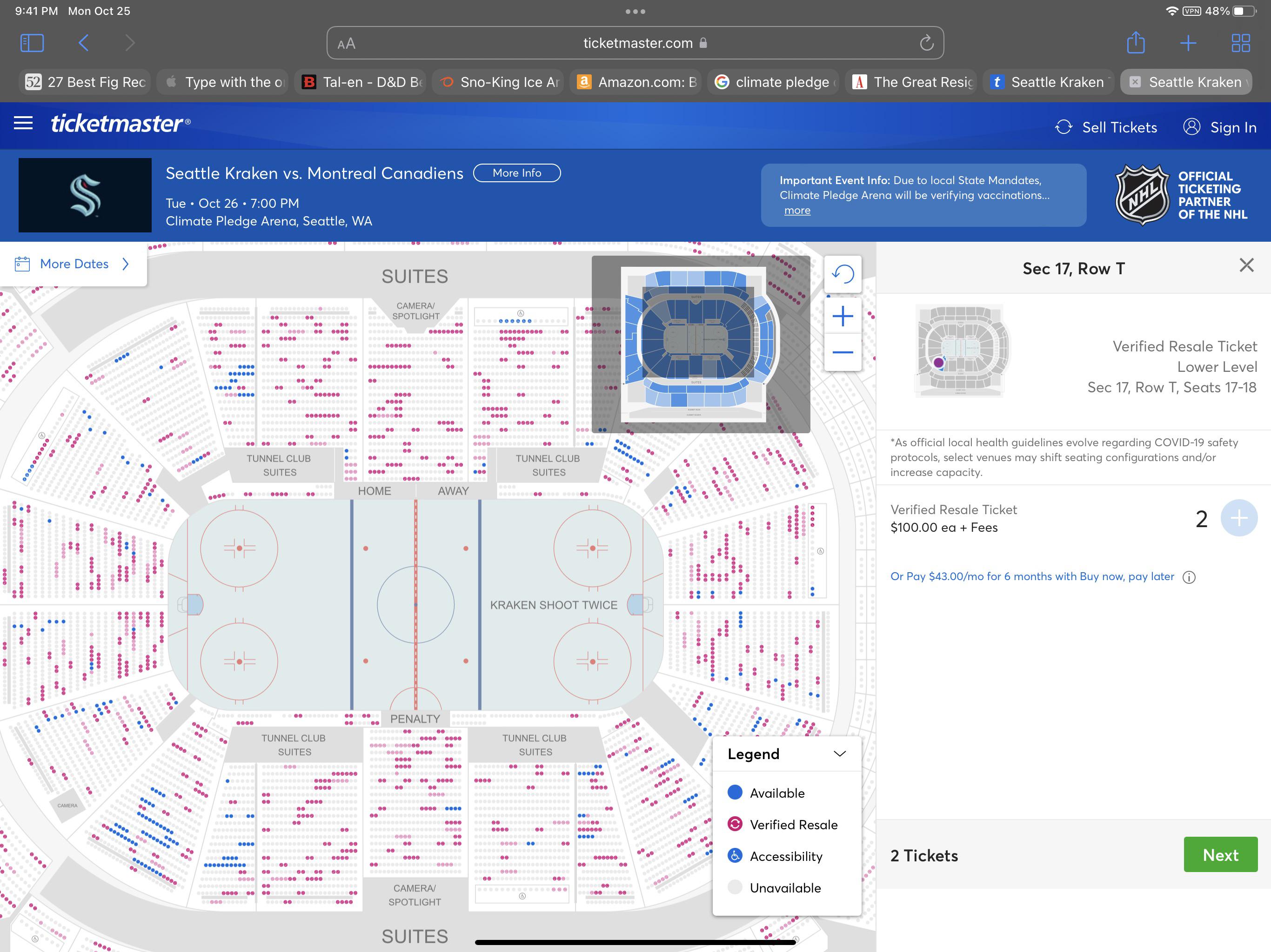 Unsold Kraken Tickets r/SeattleKraken