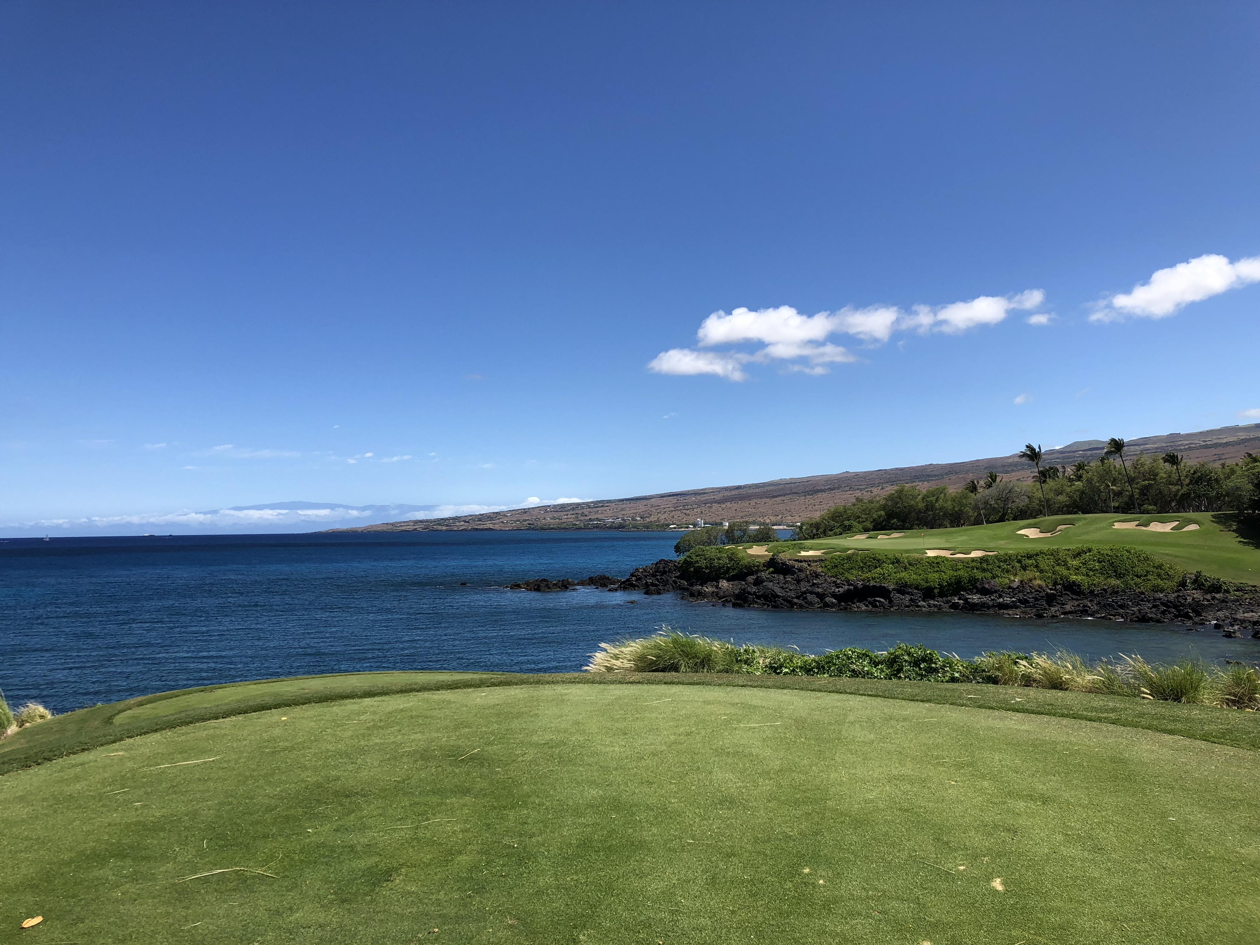 Played Mauna Kea GC today. Two more rounds this week. An absolutely