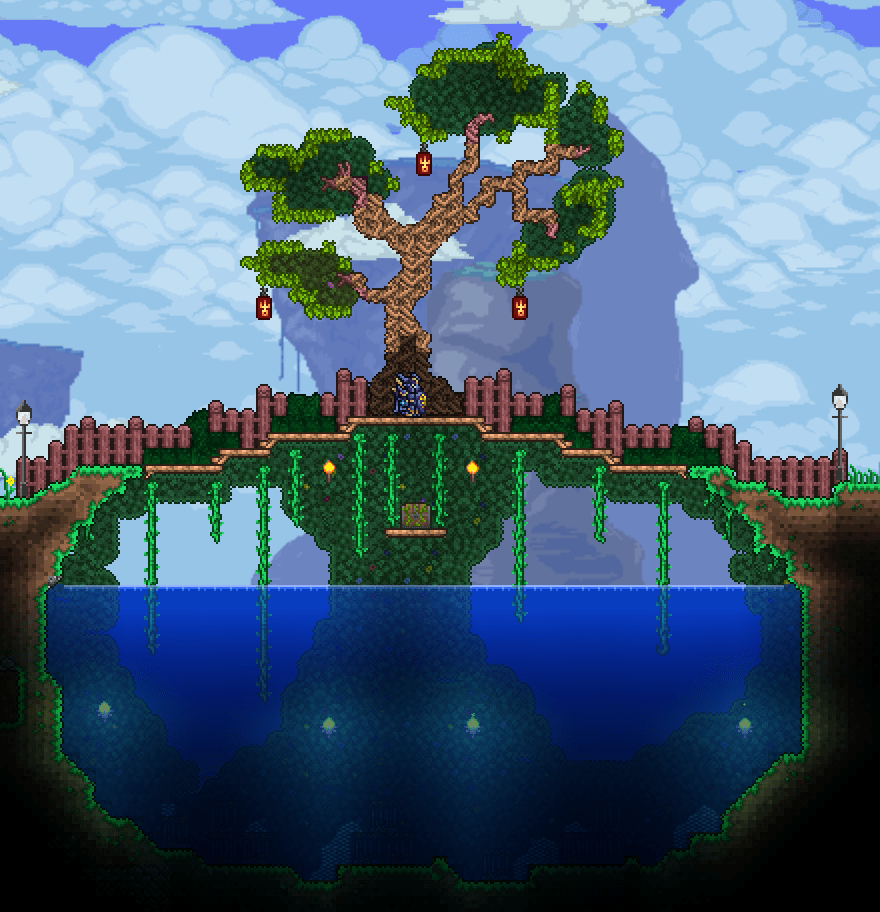 Nice fishing lake with a created tree, feel free to give feedback! r