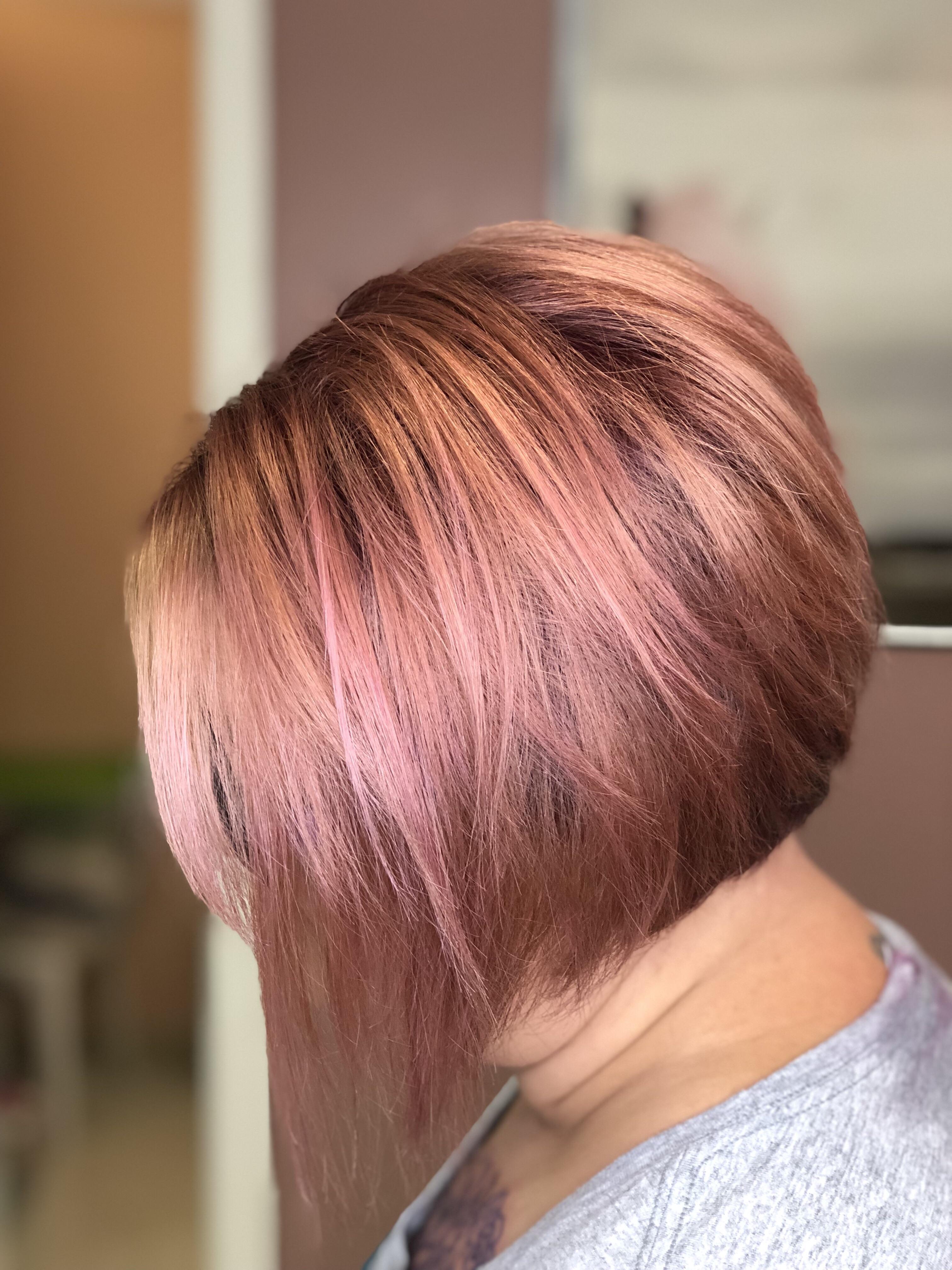 Rose Gold I did at work today 😍 r/FancyFollicles