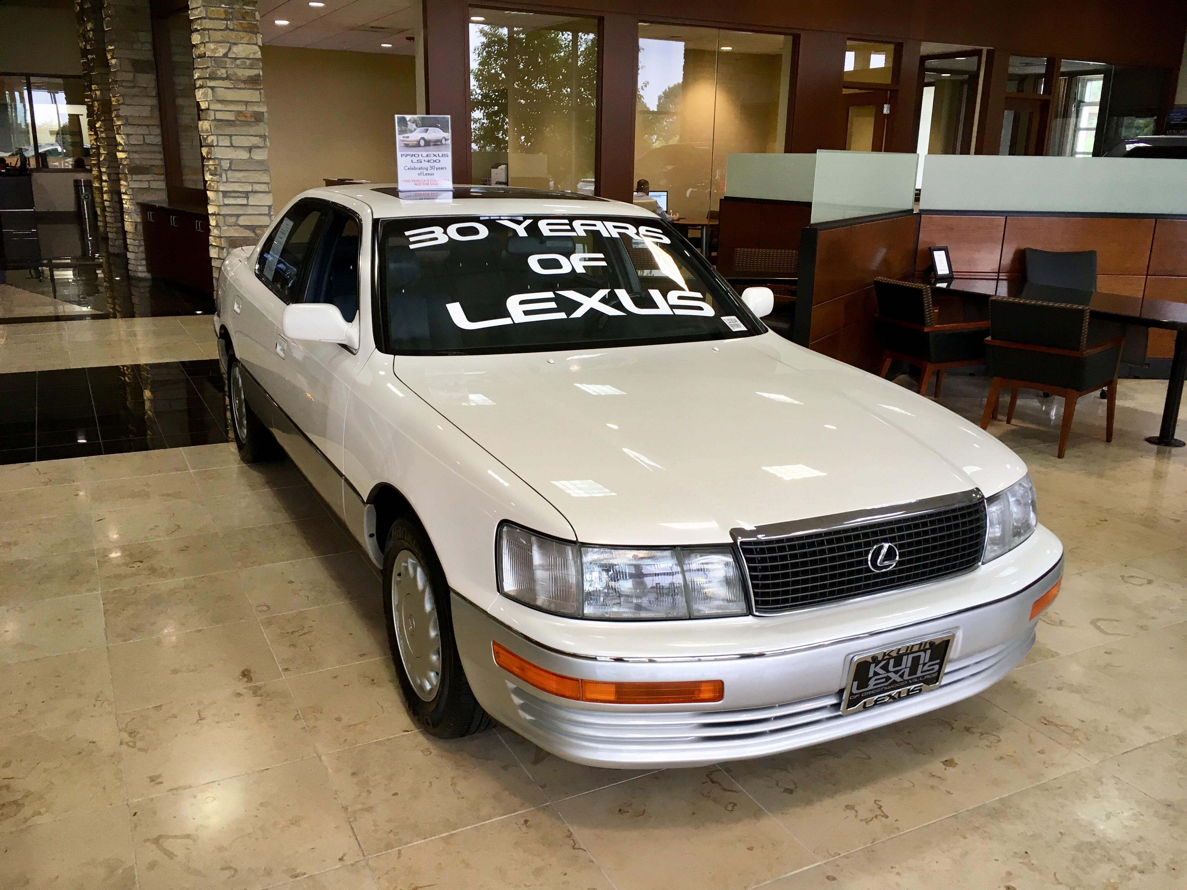 My local Lexus dealer celebrating 30 years of Lexus r/Lexus
