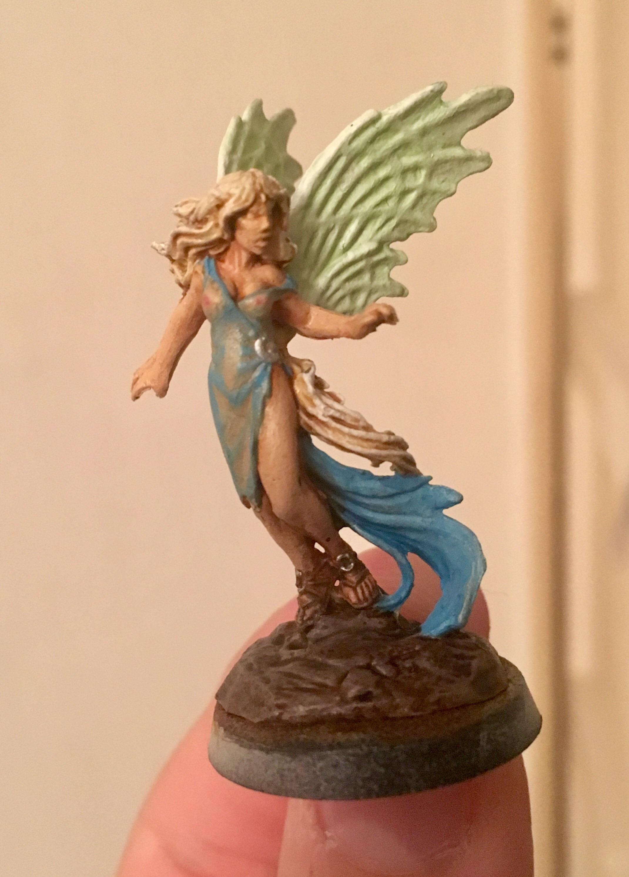 An attempt at painting sheer clothing r/minipainting