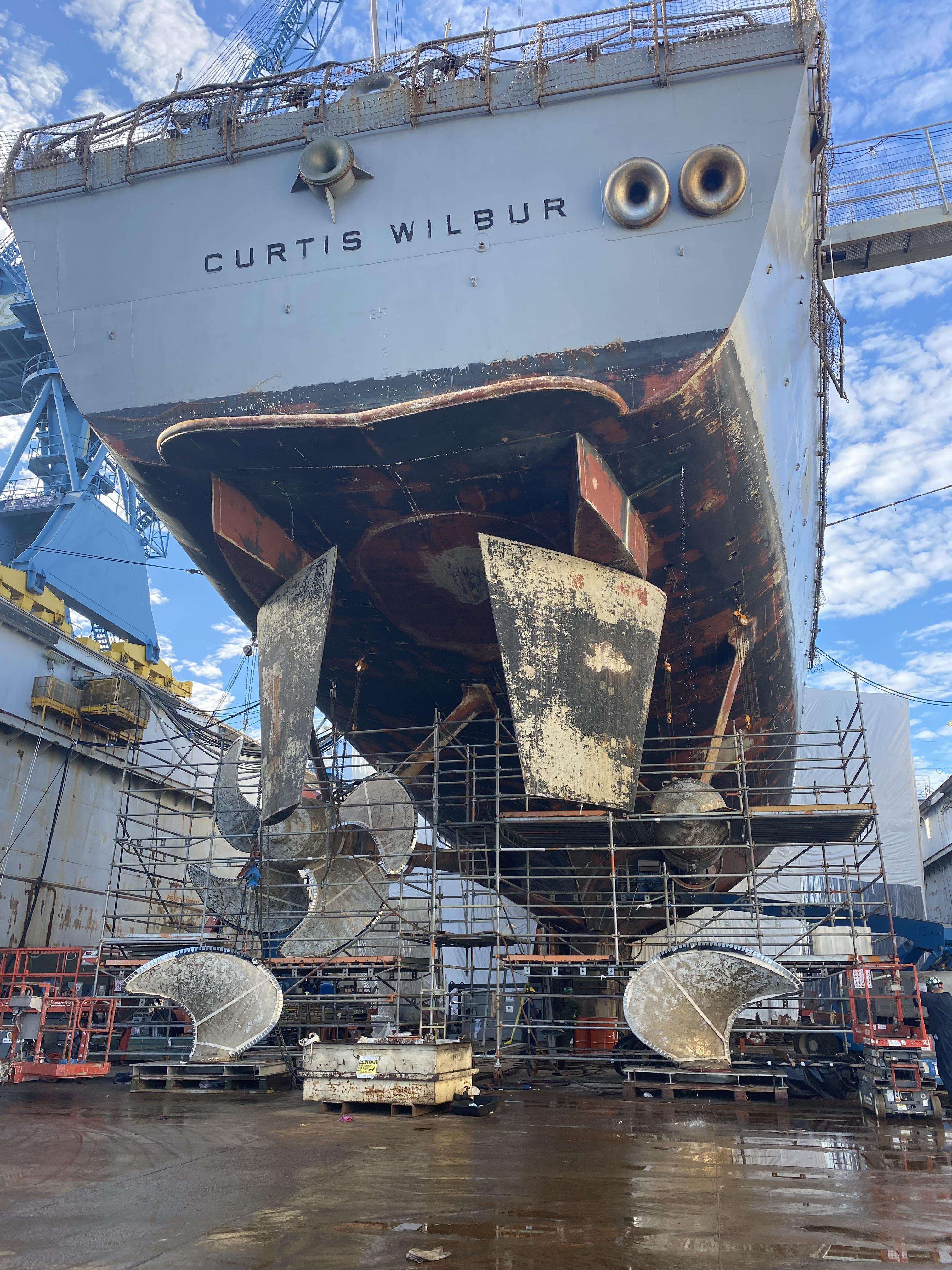 Does this count as warship porn? She is a little undressed…DDG 54 2022 [OC] [3024x4032] : r