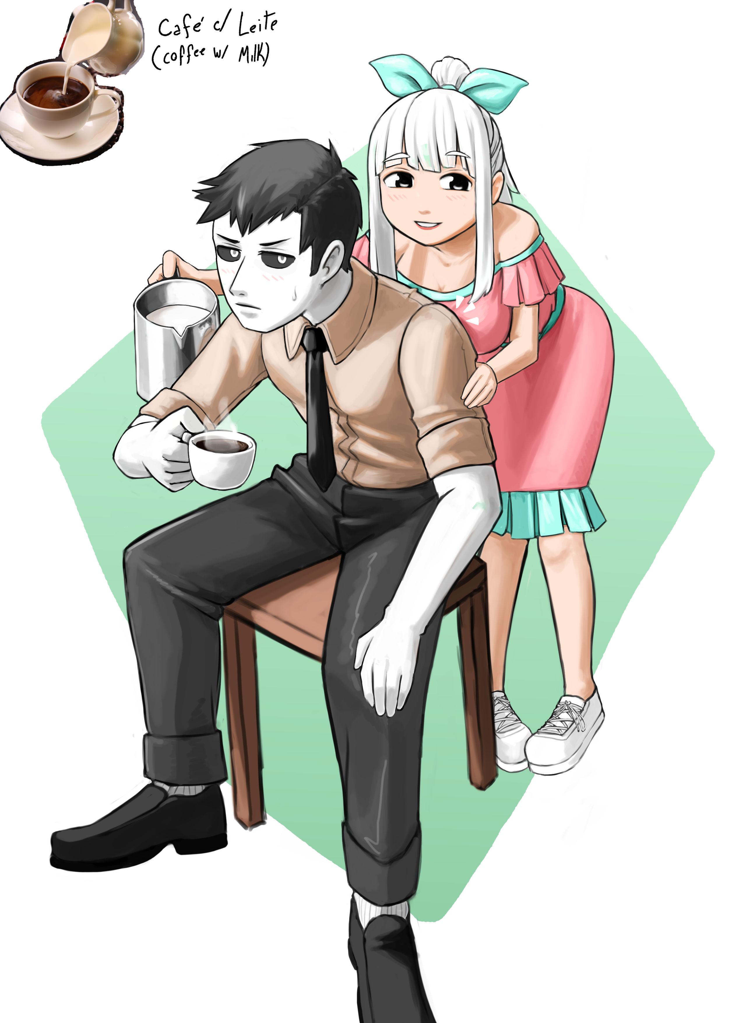 Back at trying to draw characters, was going to post the timelapse, but