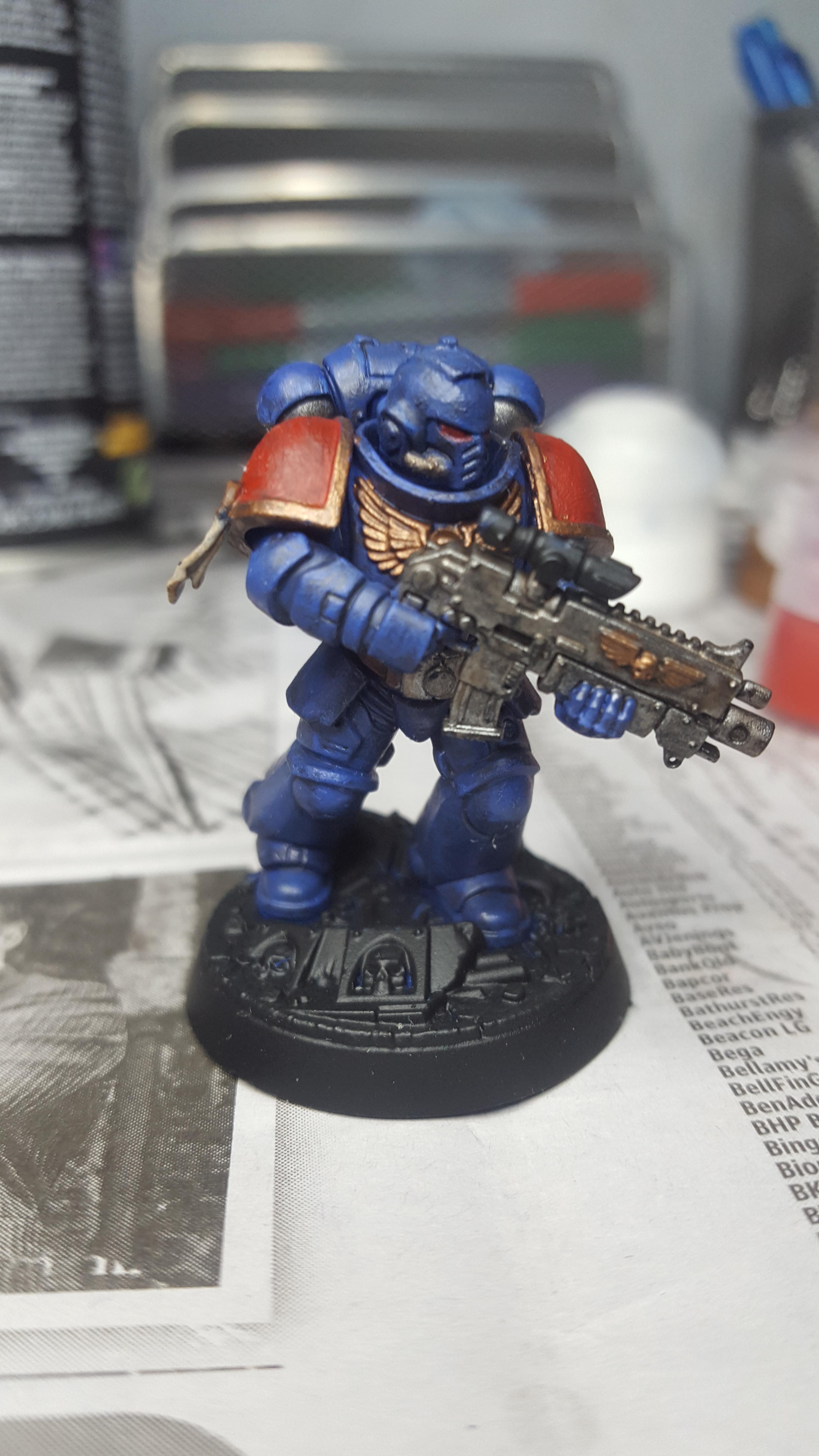 Literally as beginner as you can get but I really enjoyed painting him