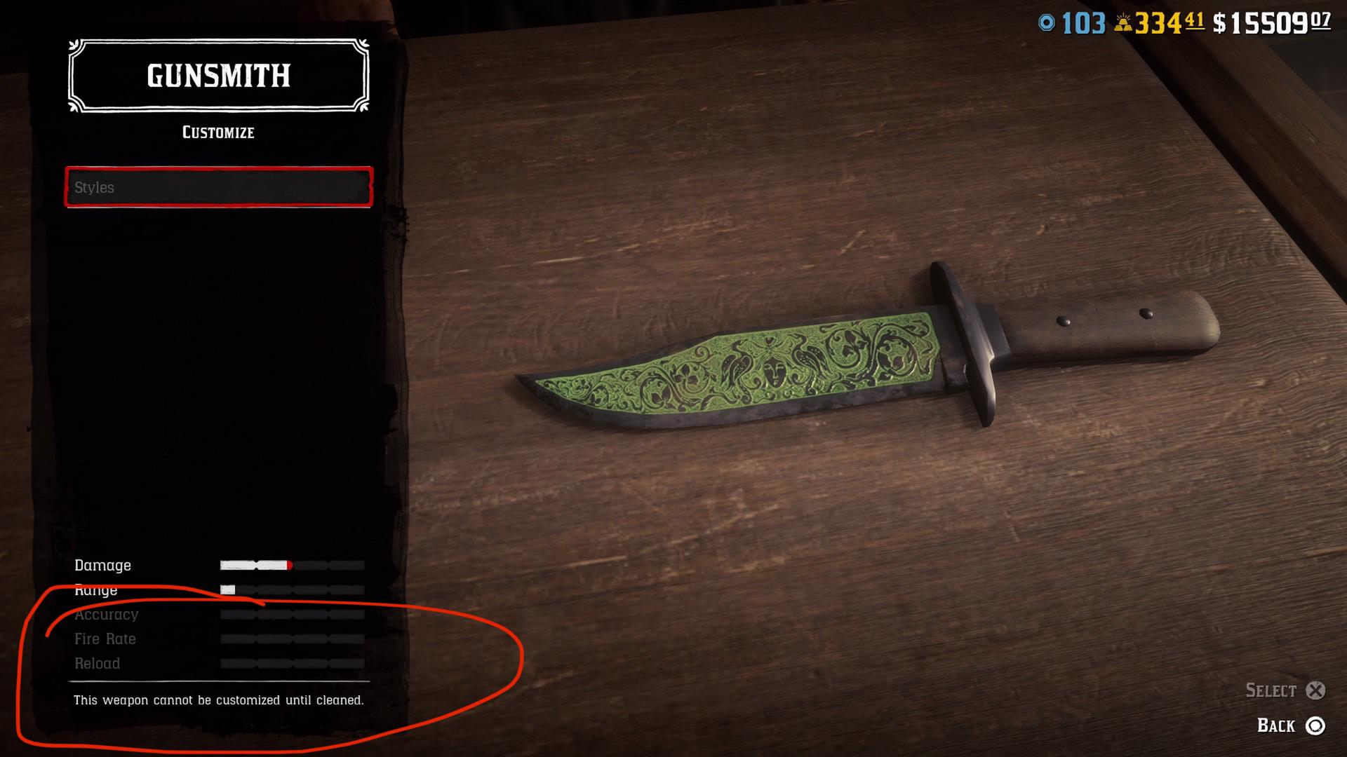 So has this ever happened to anyone? My hunting knife needs “cleaning