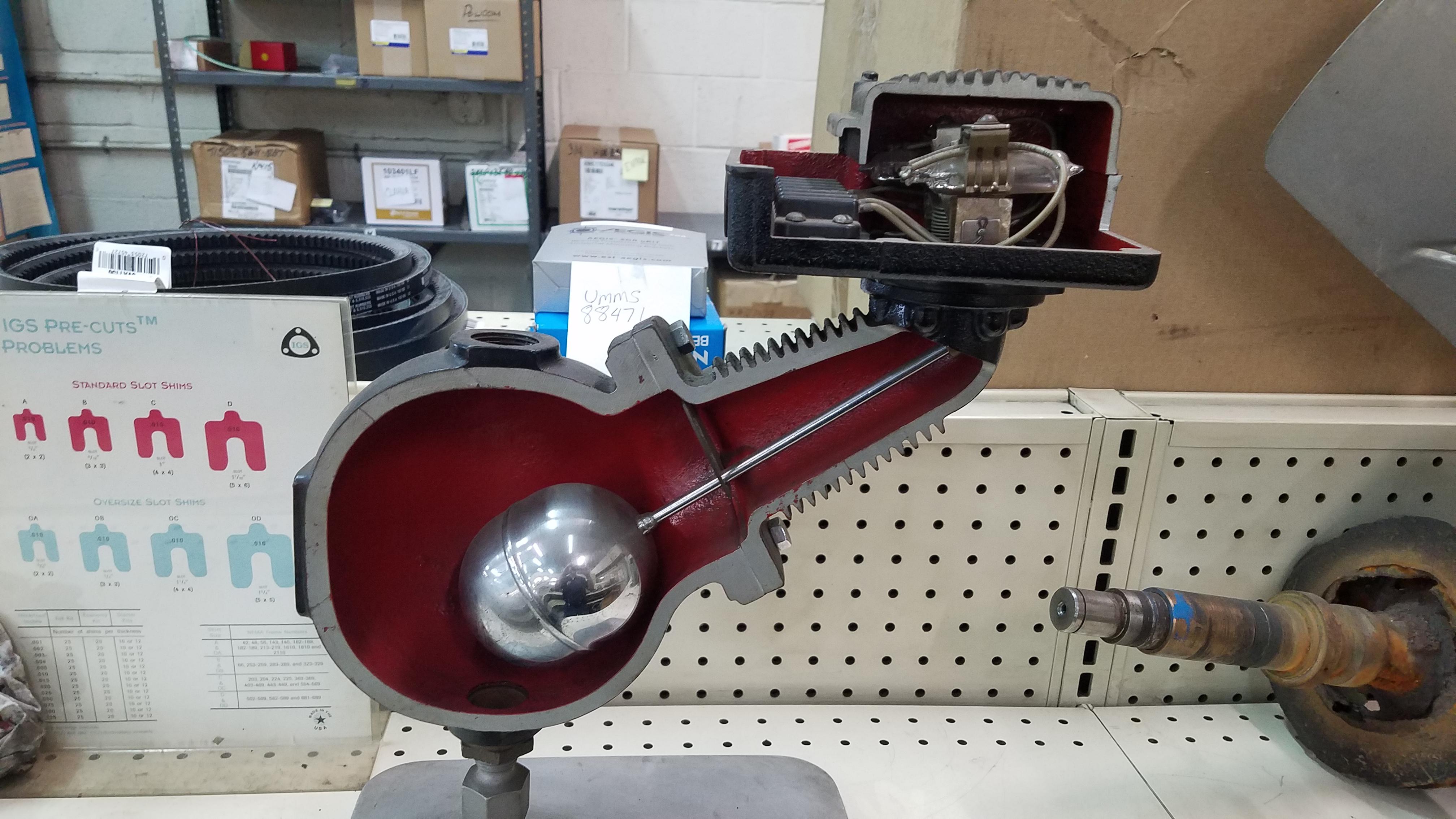 Level control and or low water cut out safety for a steam boiler. [4022