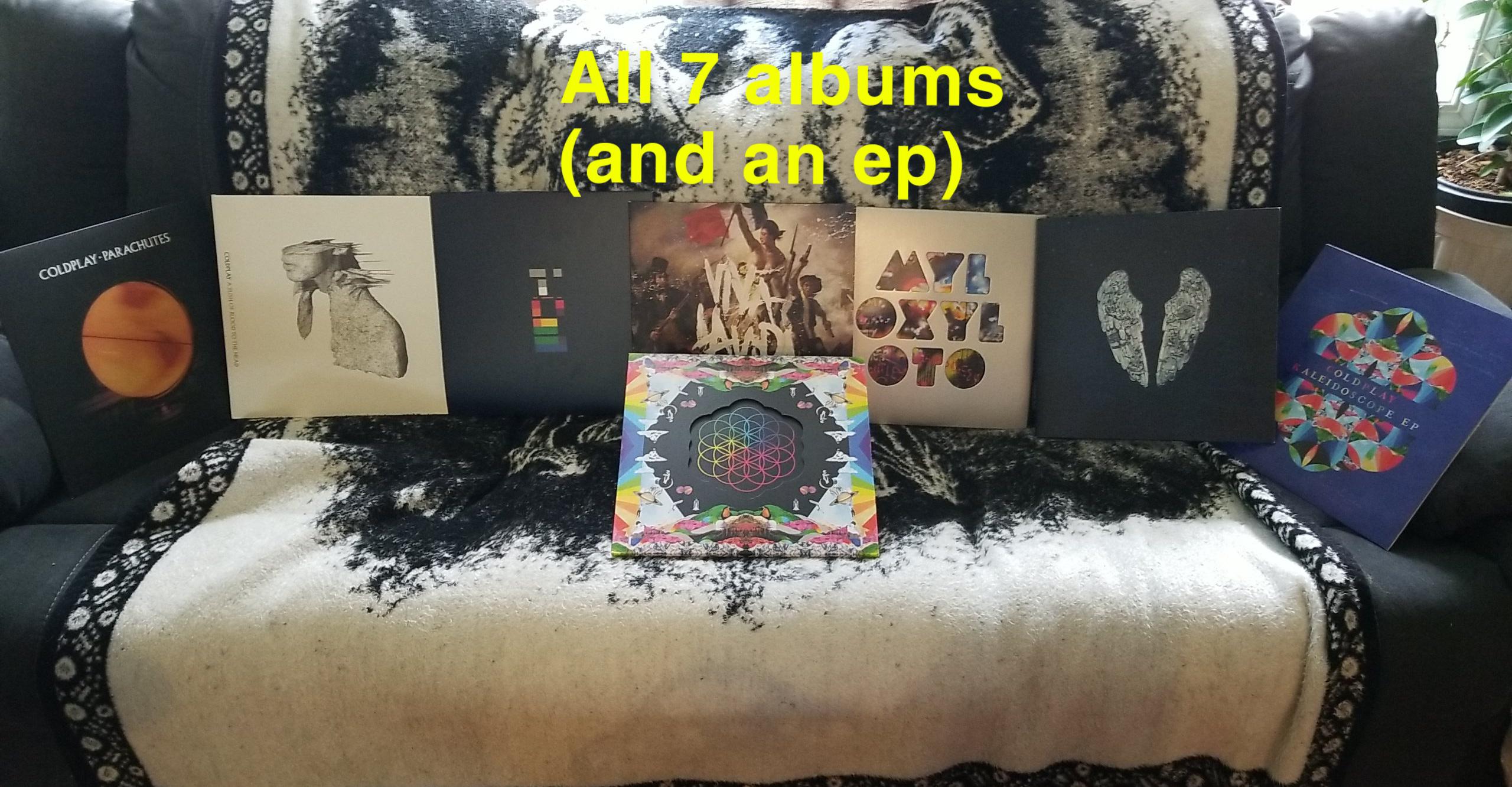 My Coldplay Vinyl Collection r/Coldplay