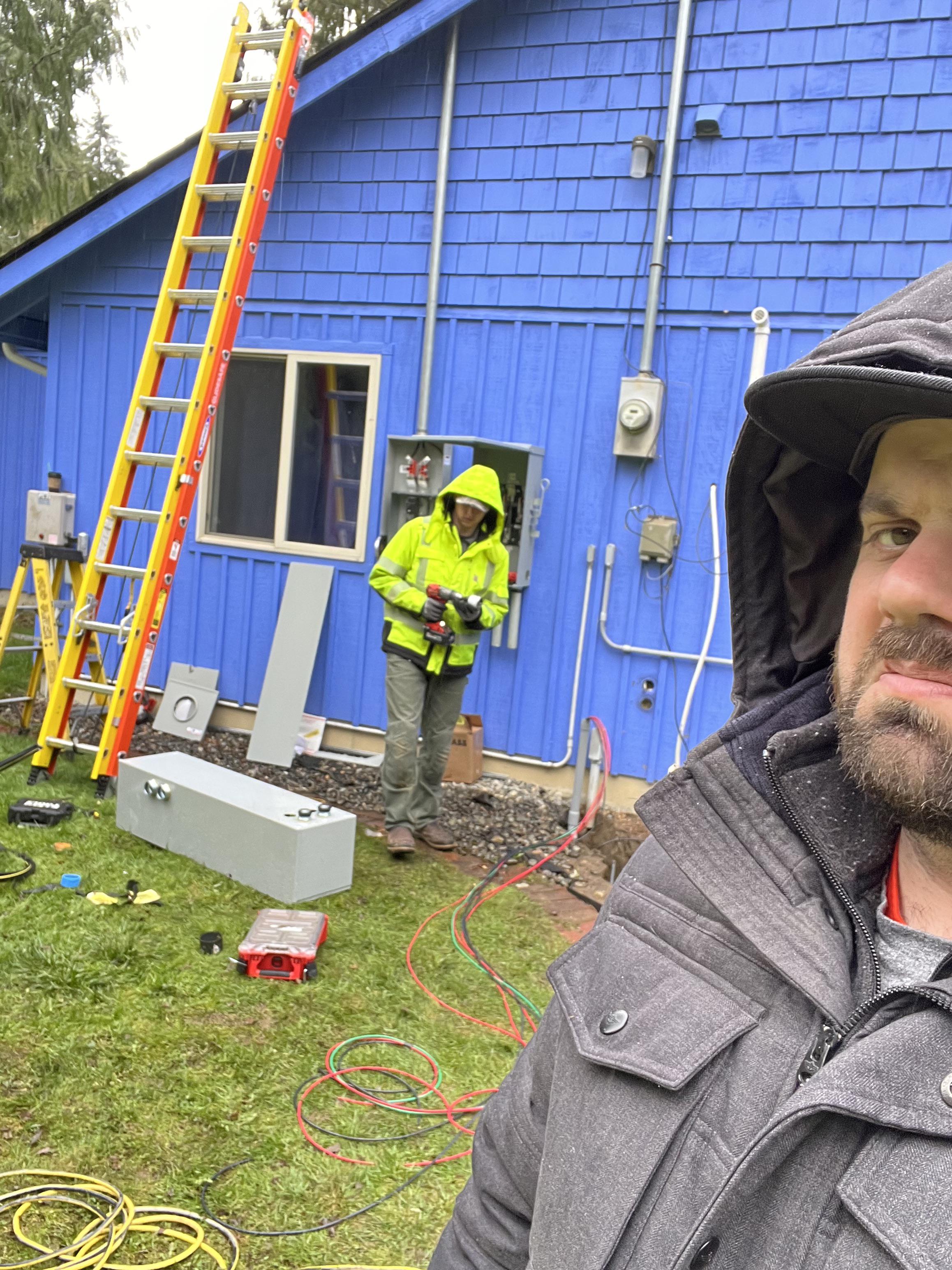 About 3 months into my career as an electrician. Wtf. I was told