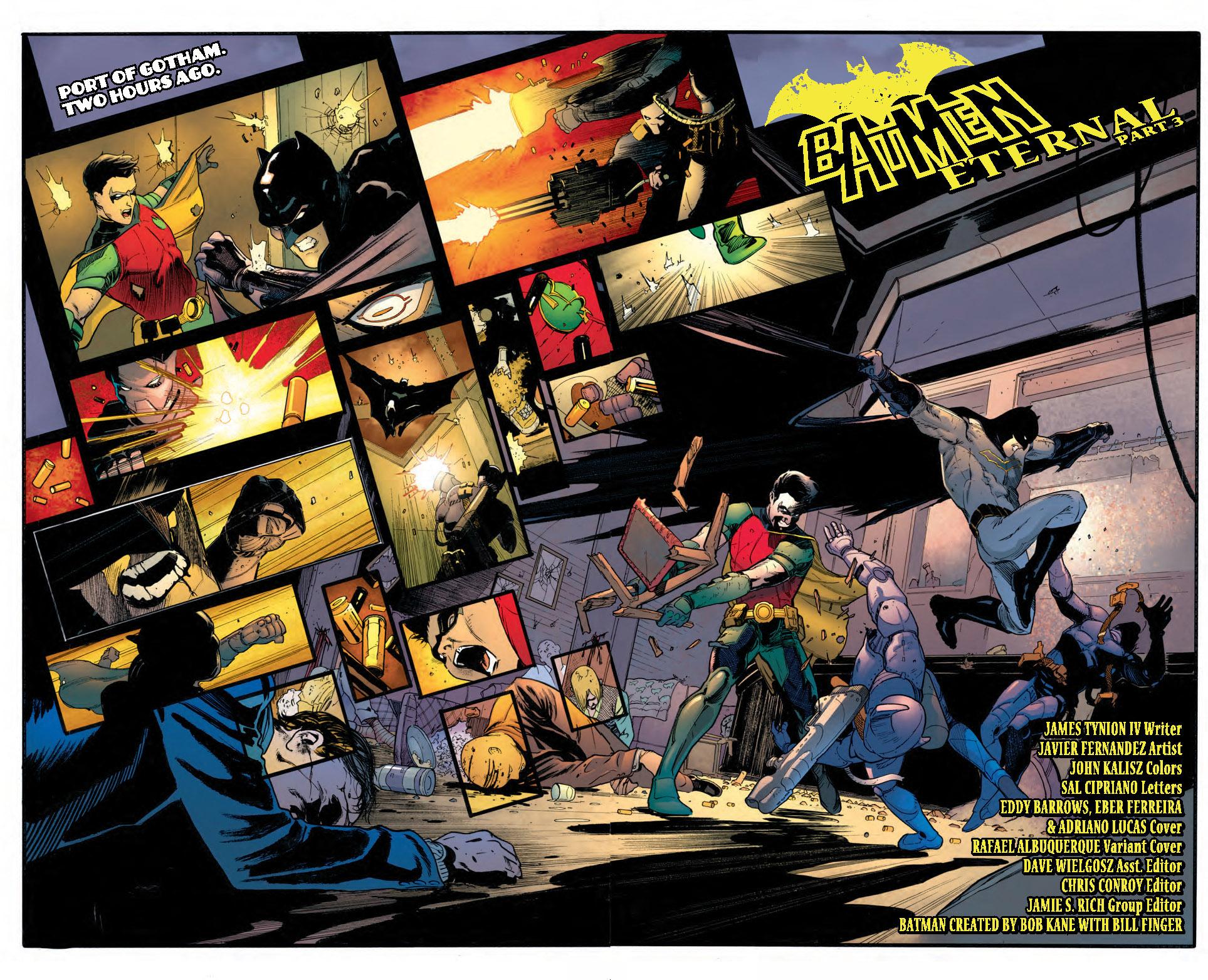 Love the layout composition from this double page spread in Detective