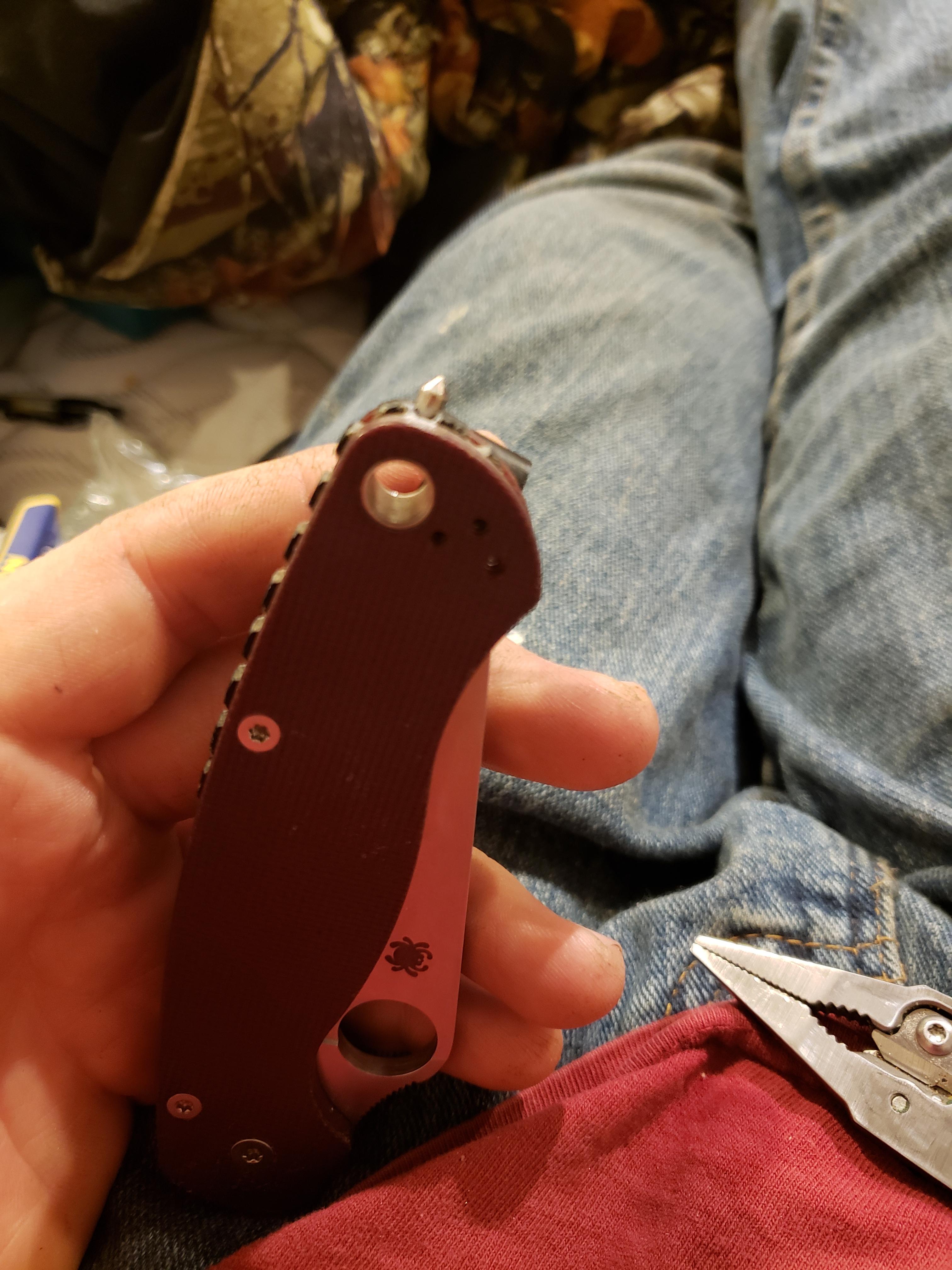 Not the best work but i added a glass breaker to my pm2 hope i never