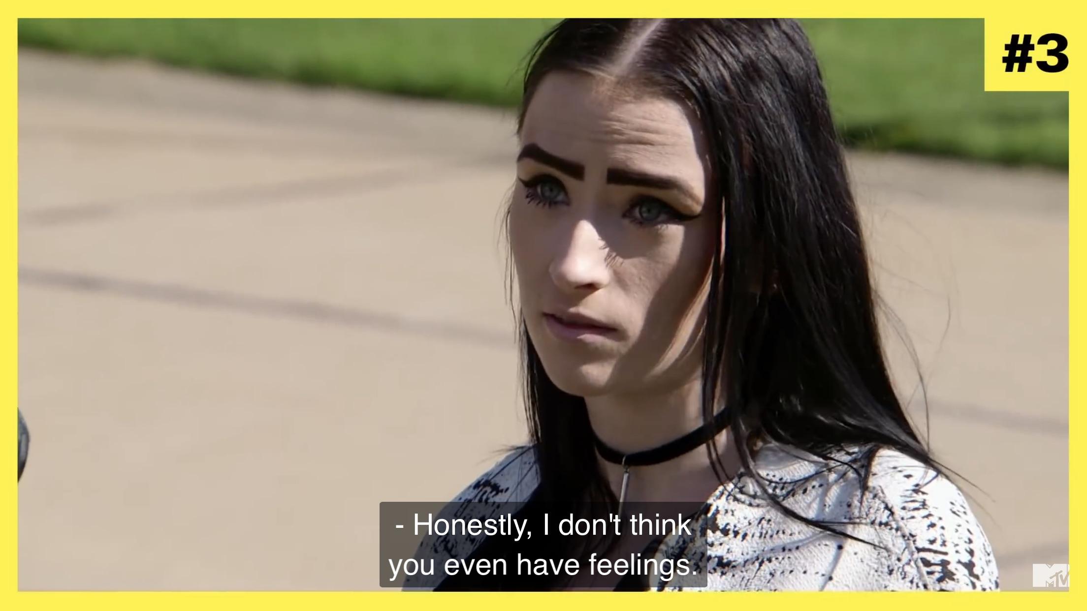 This girl from the Catfish TV show r/badeyebrows