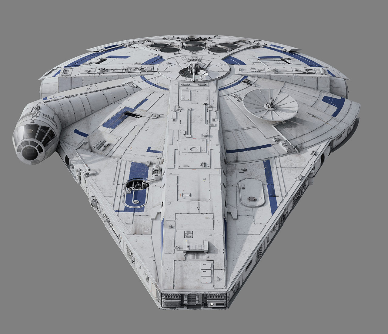 The Millennium Falcon... before she was a piece of junk (Solo) r