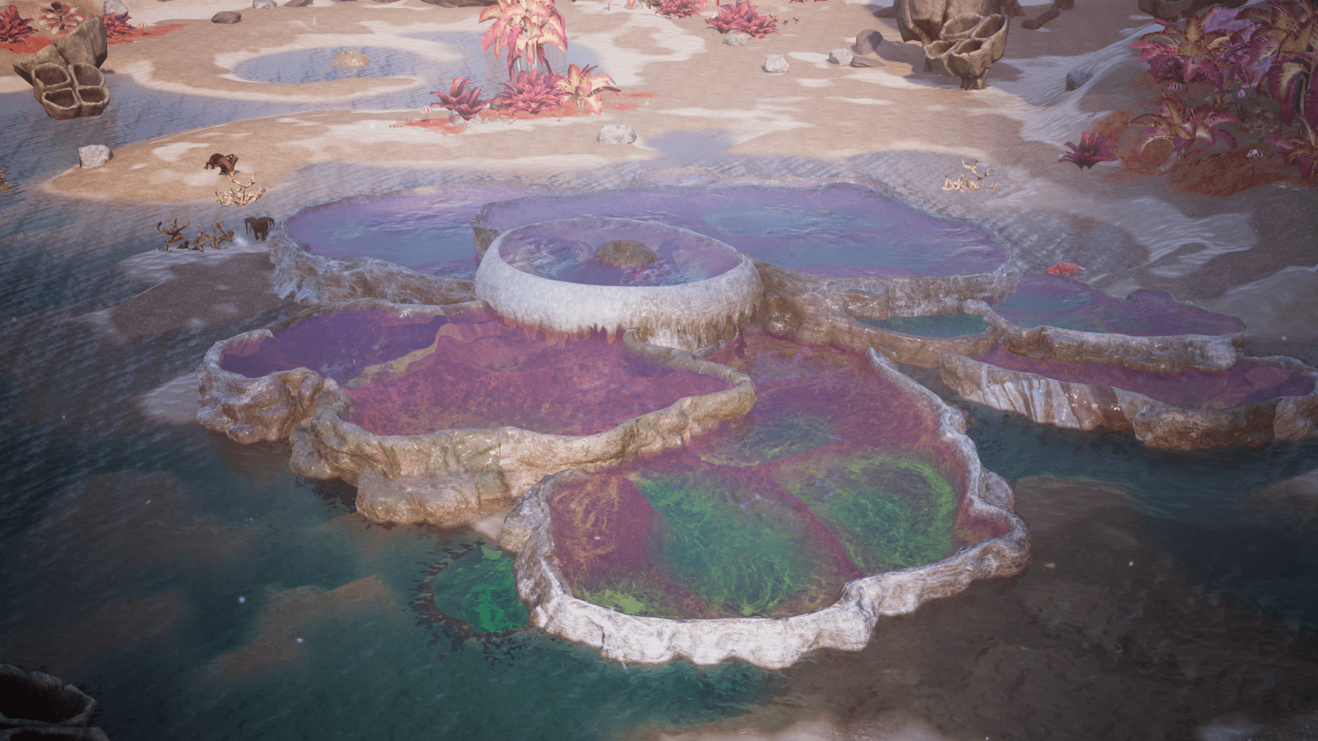 Most amazing geyser I've ever seen, this game is just beautiful r