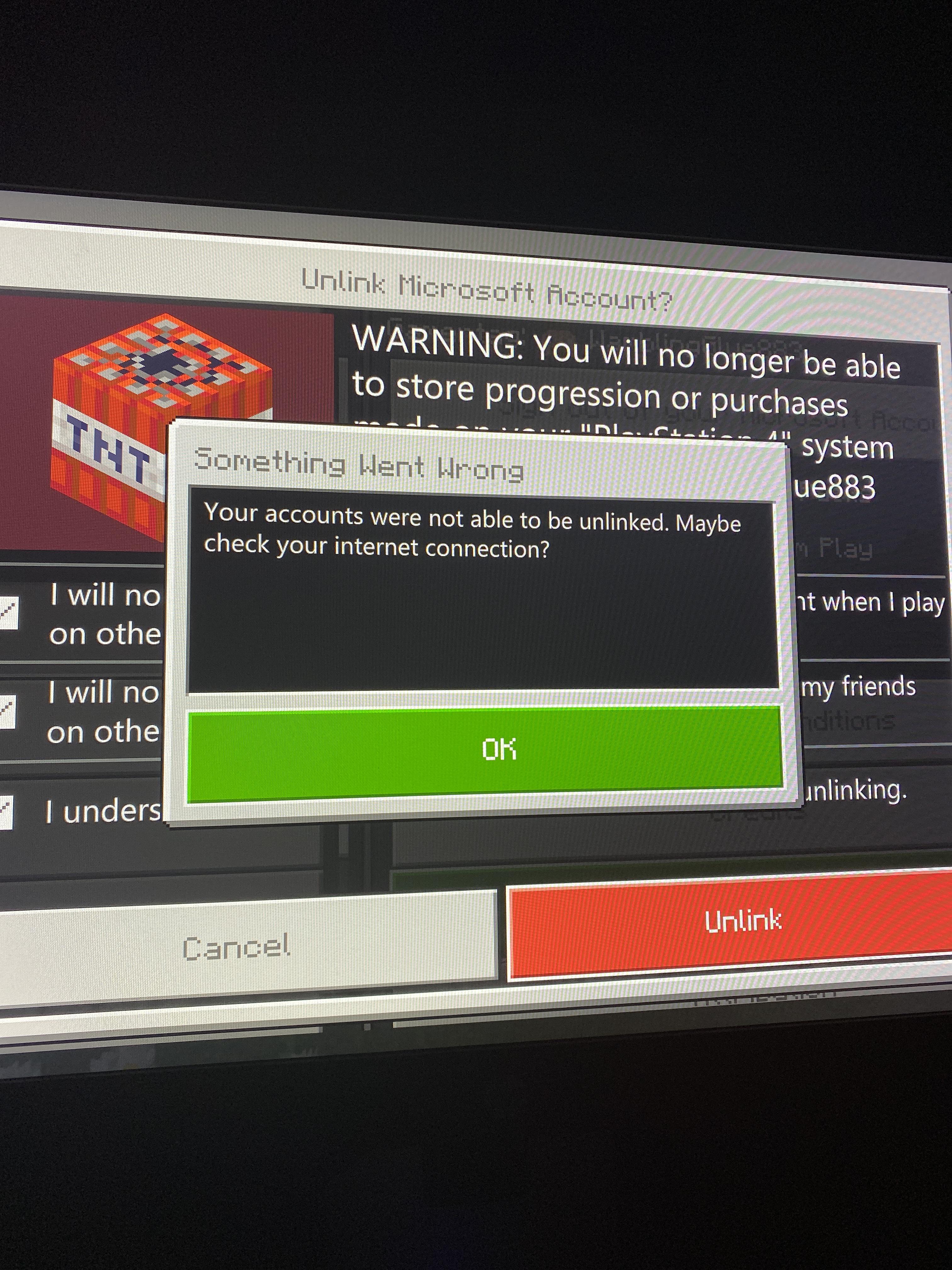Does anybody know how to fix this on PS4? Minecraft