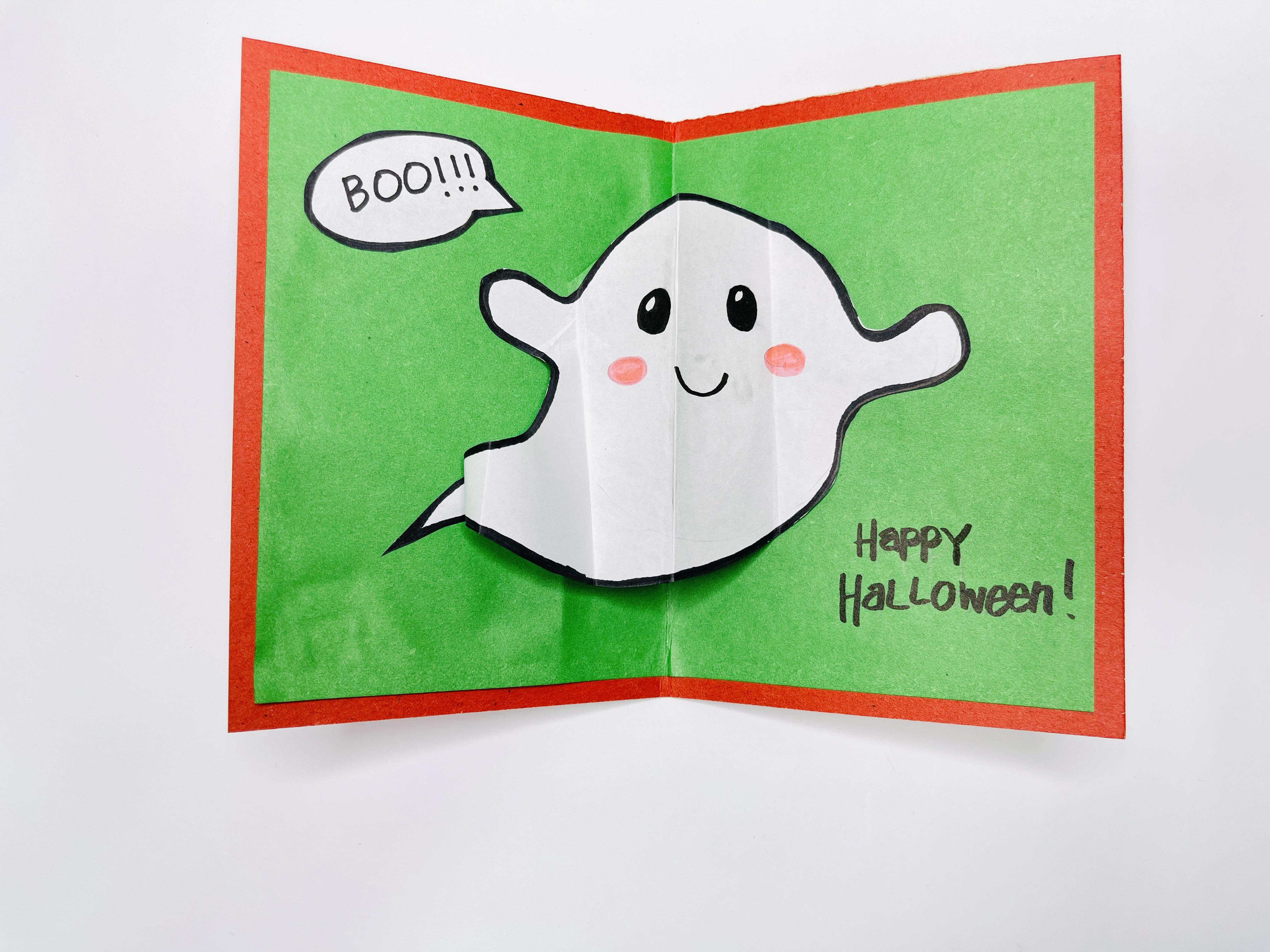 Halloween pop up card r/papercraft