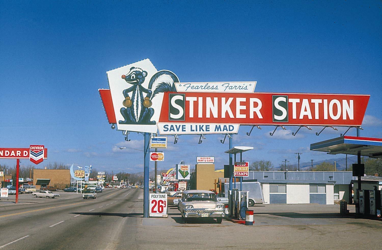 A Stinker Station on Orchard in Boise, ID 1963. r/Boise