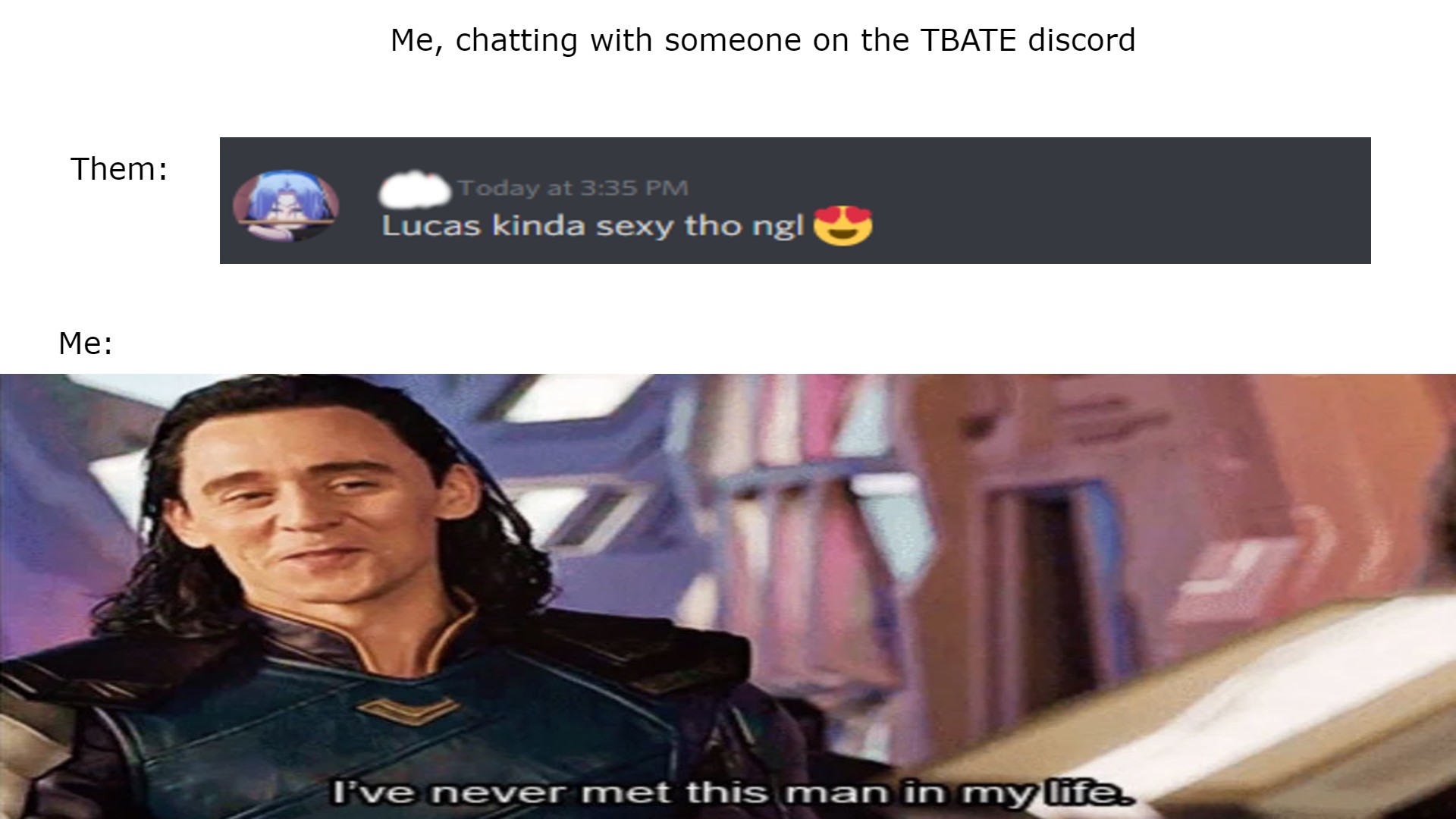 Lucas is bad. tbatenovel