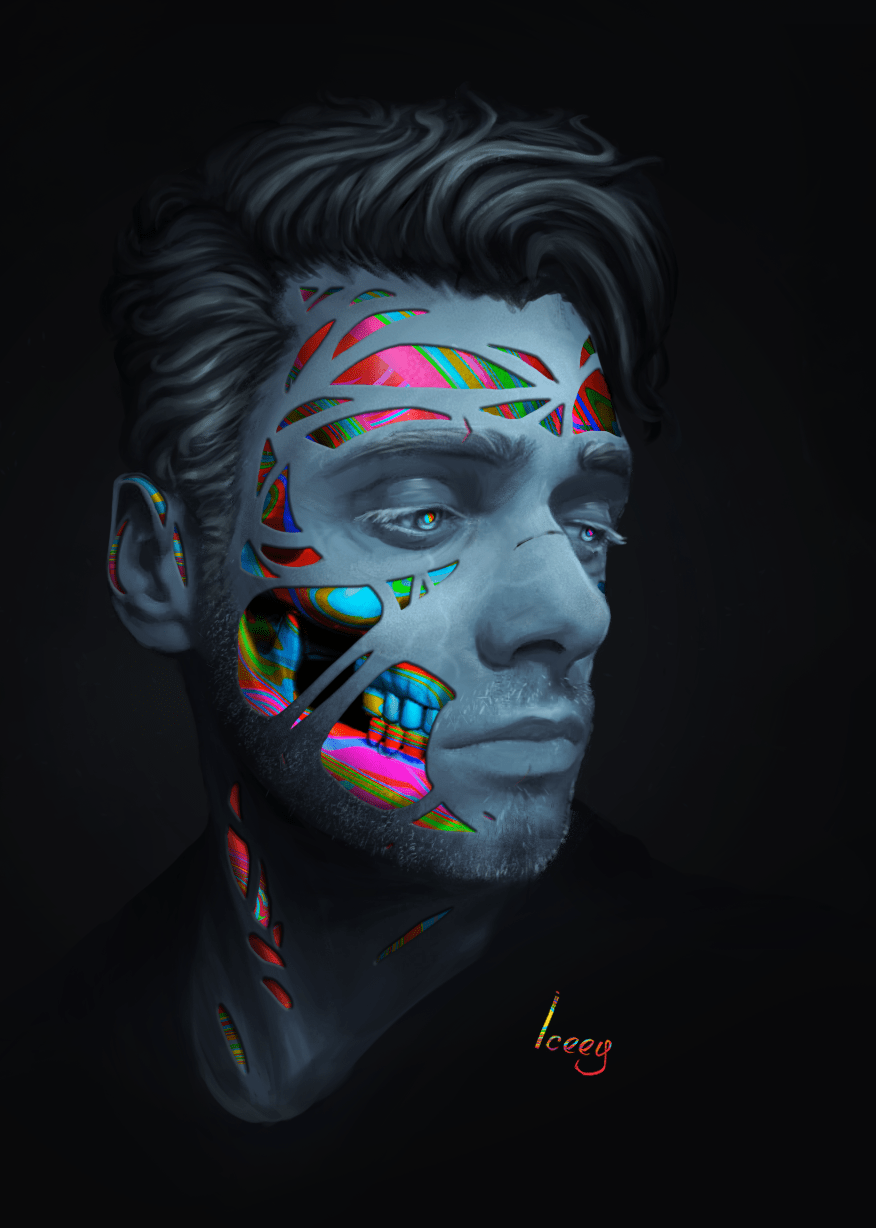 Self portrait, Me, Digital, 2019 Art