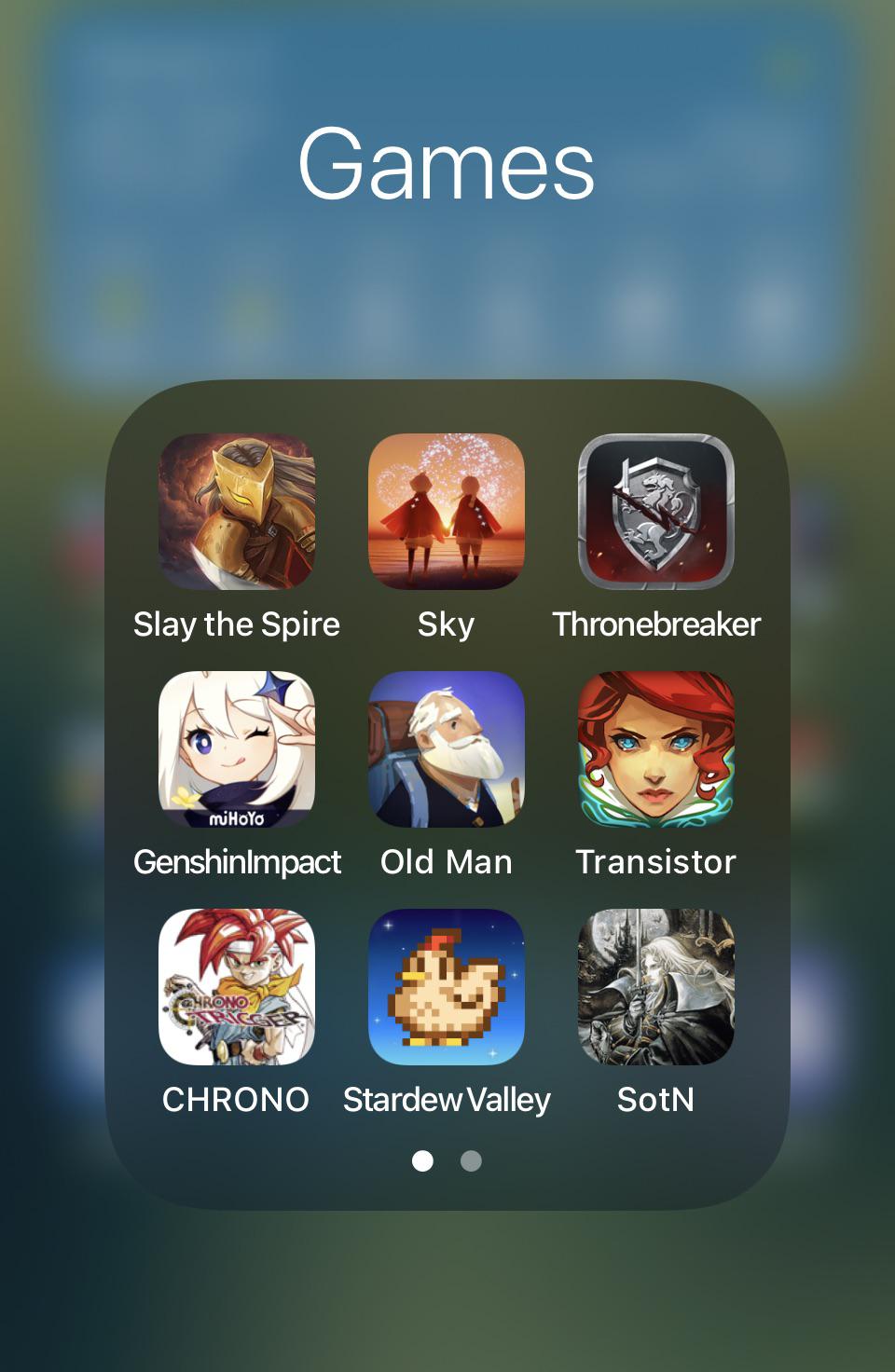 Been out of the mobile gaming world for a long time due to a very old