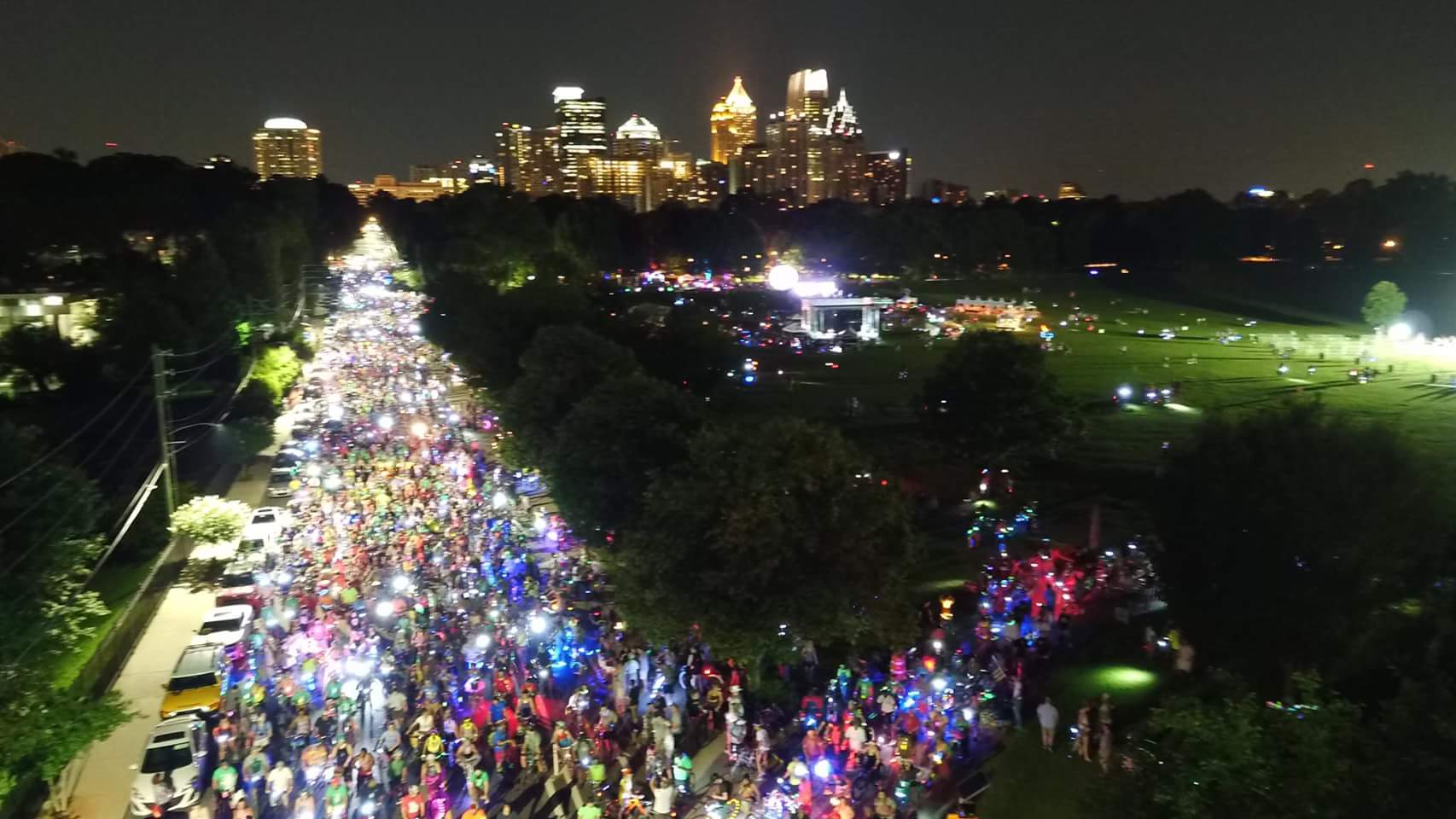 Atlanta Moon Ride 2017 bicycling