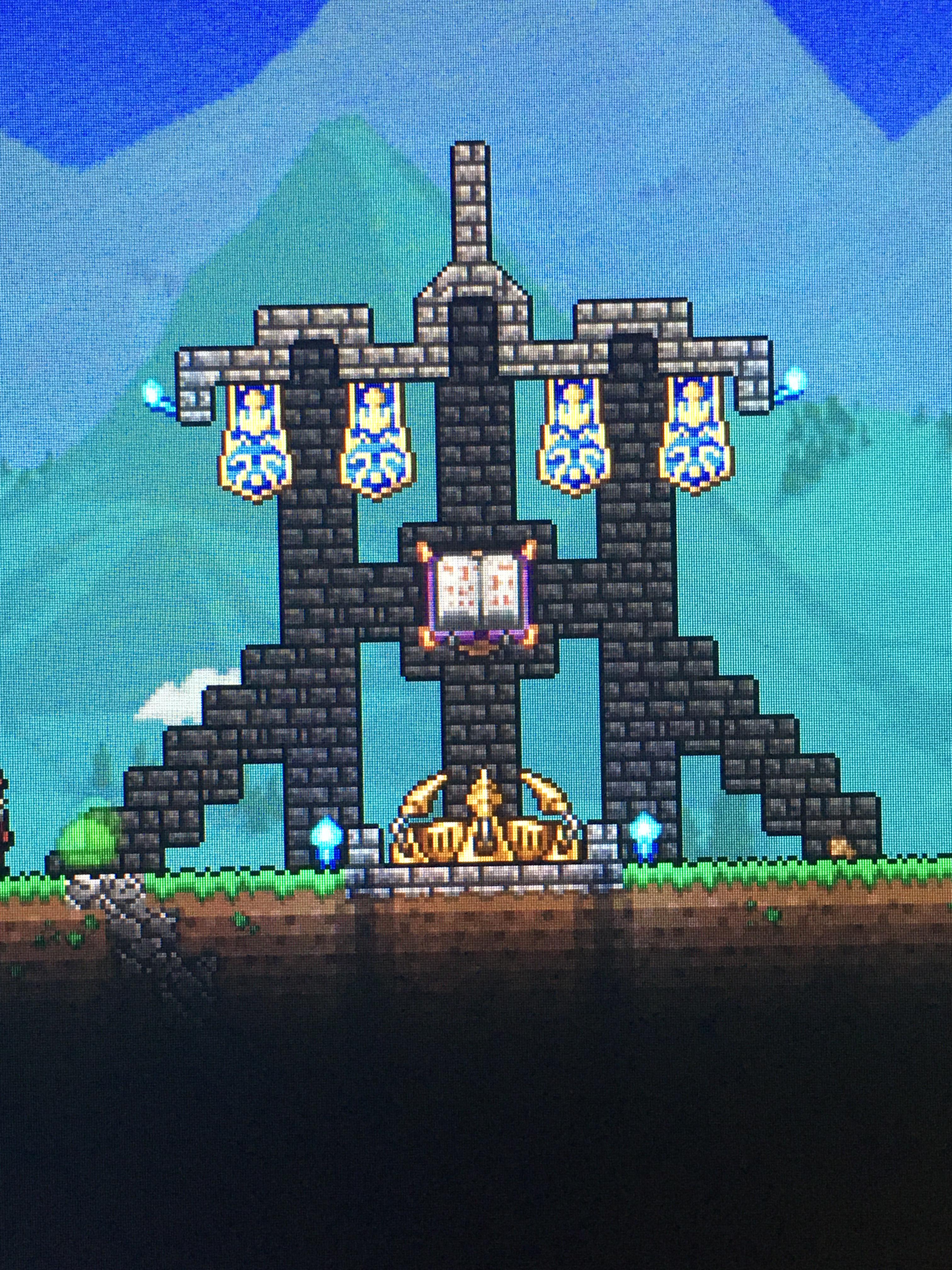 This is my arena for the old ones army on my new pc world I started