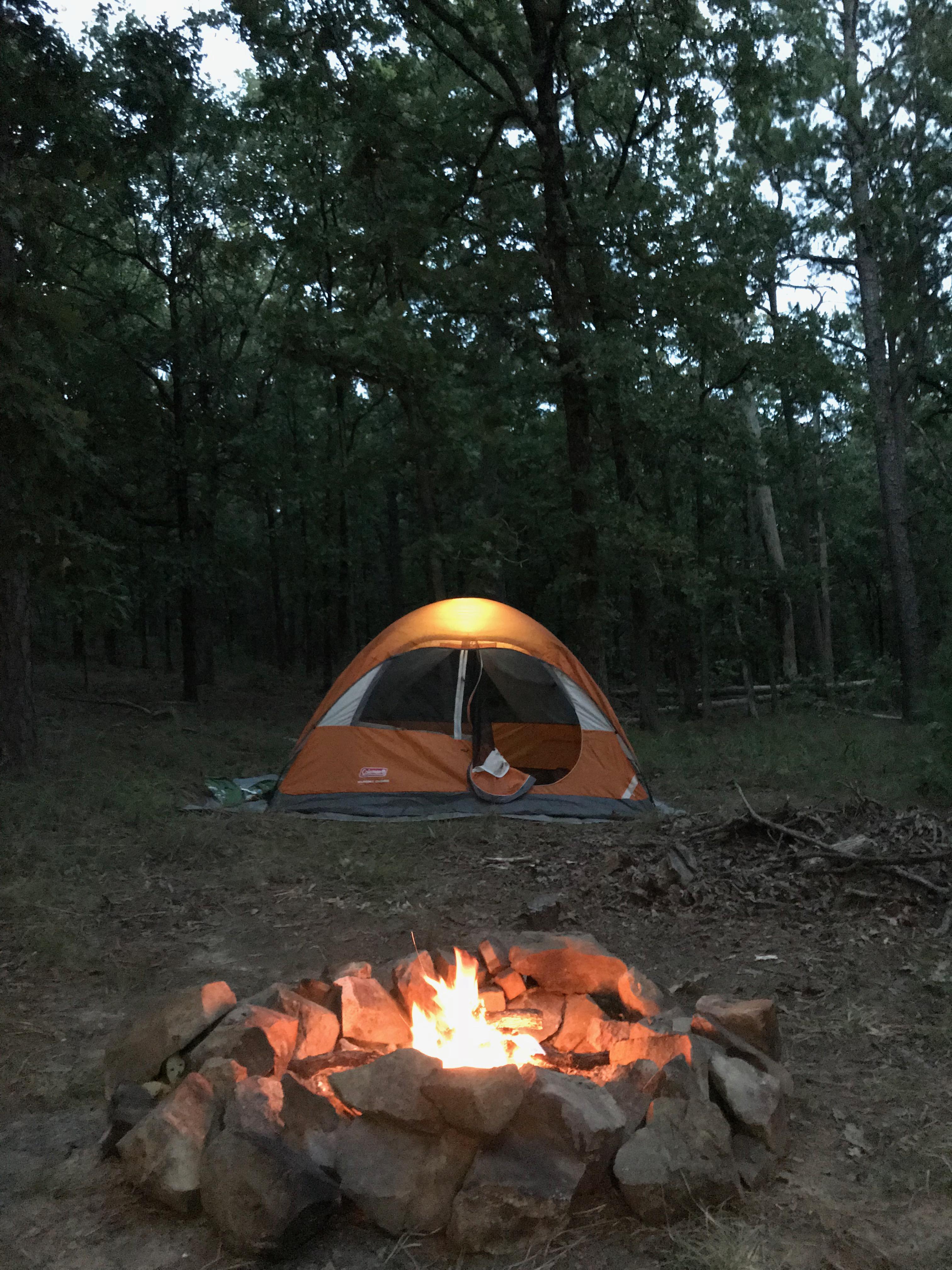 Southeast Oklahoma hill country r/camping