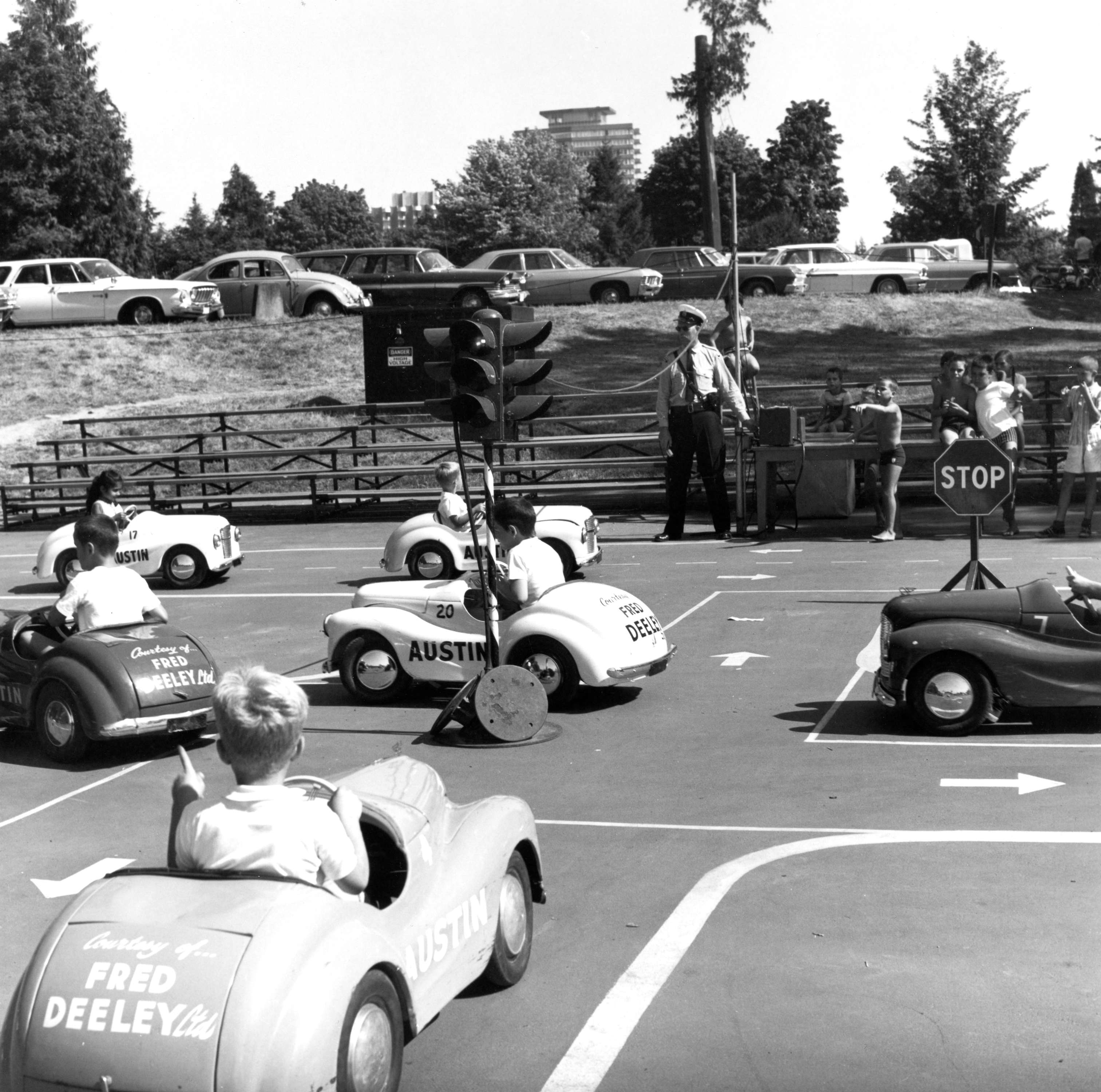 TBT Children's driving school, Ceperley Meadows Stanley Park c.1966