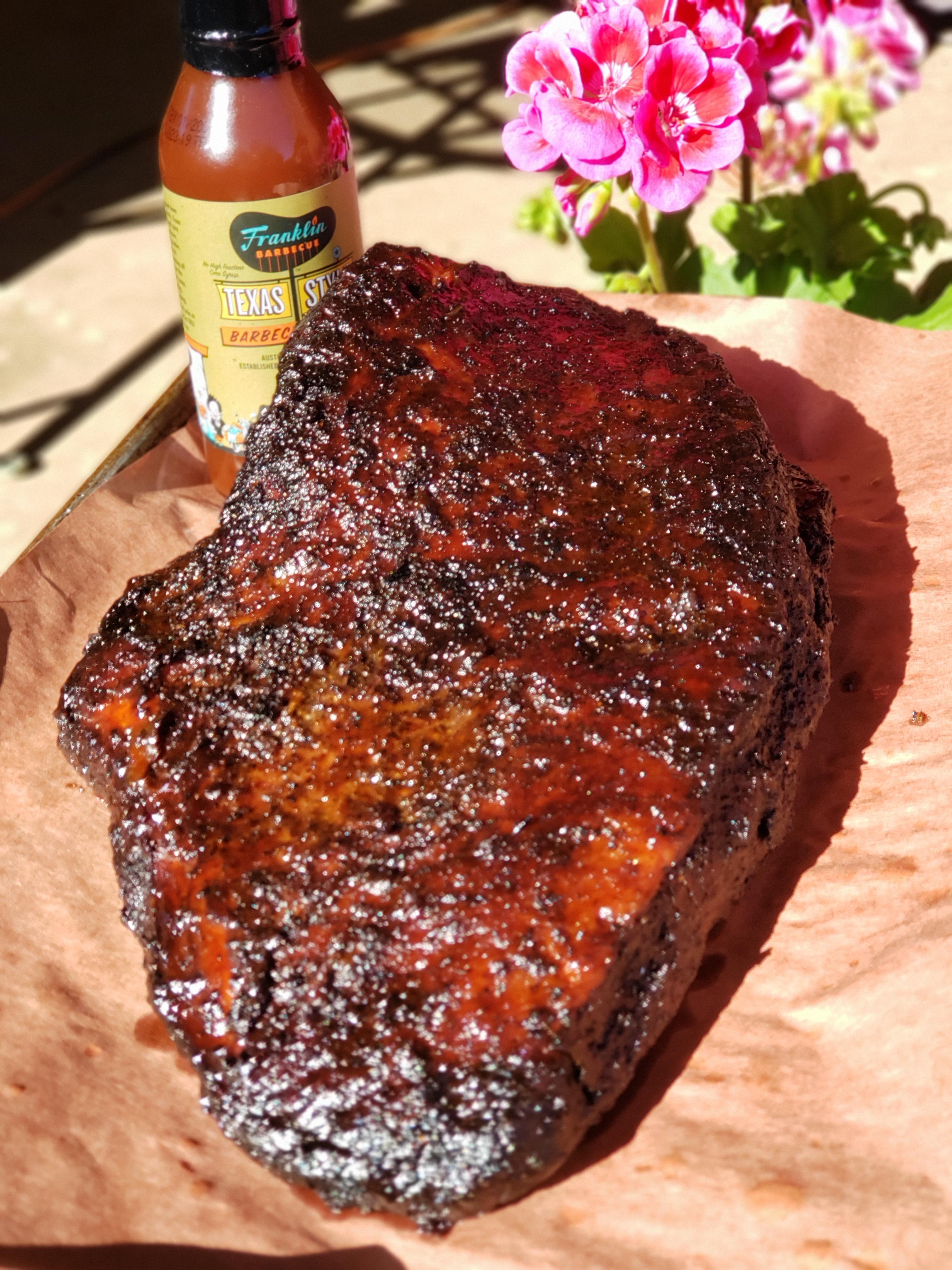 Brisket for dinner tonight. r/smoking