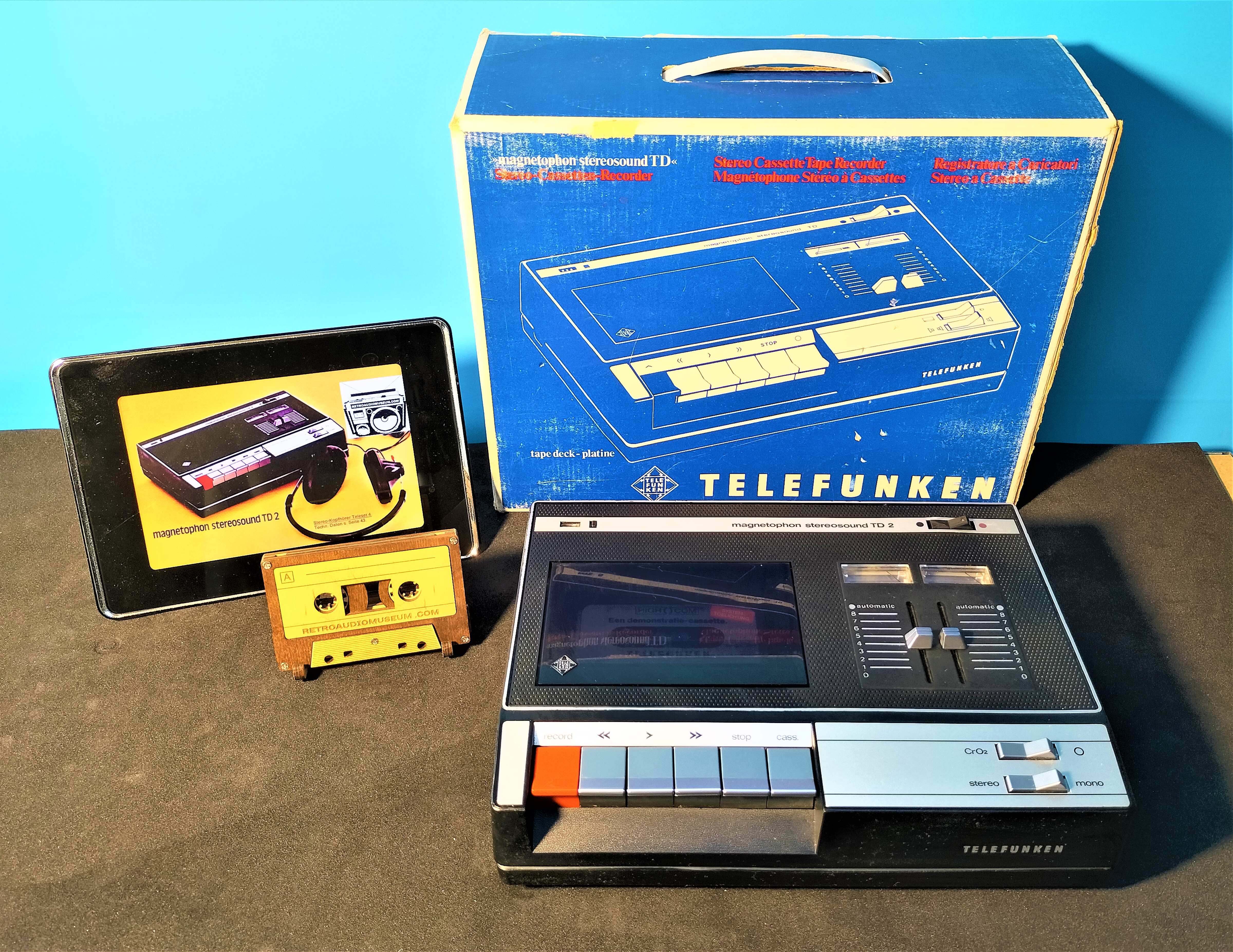 1974 Telefunken Stereosound TD2 cassette deck was a highly