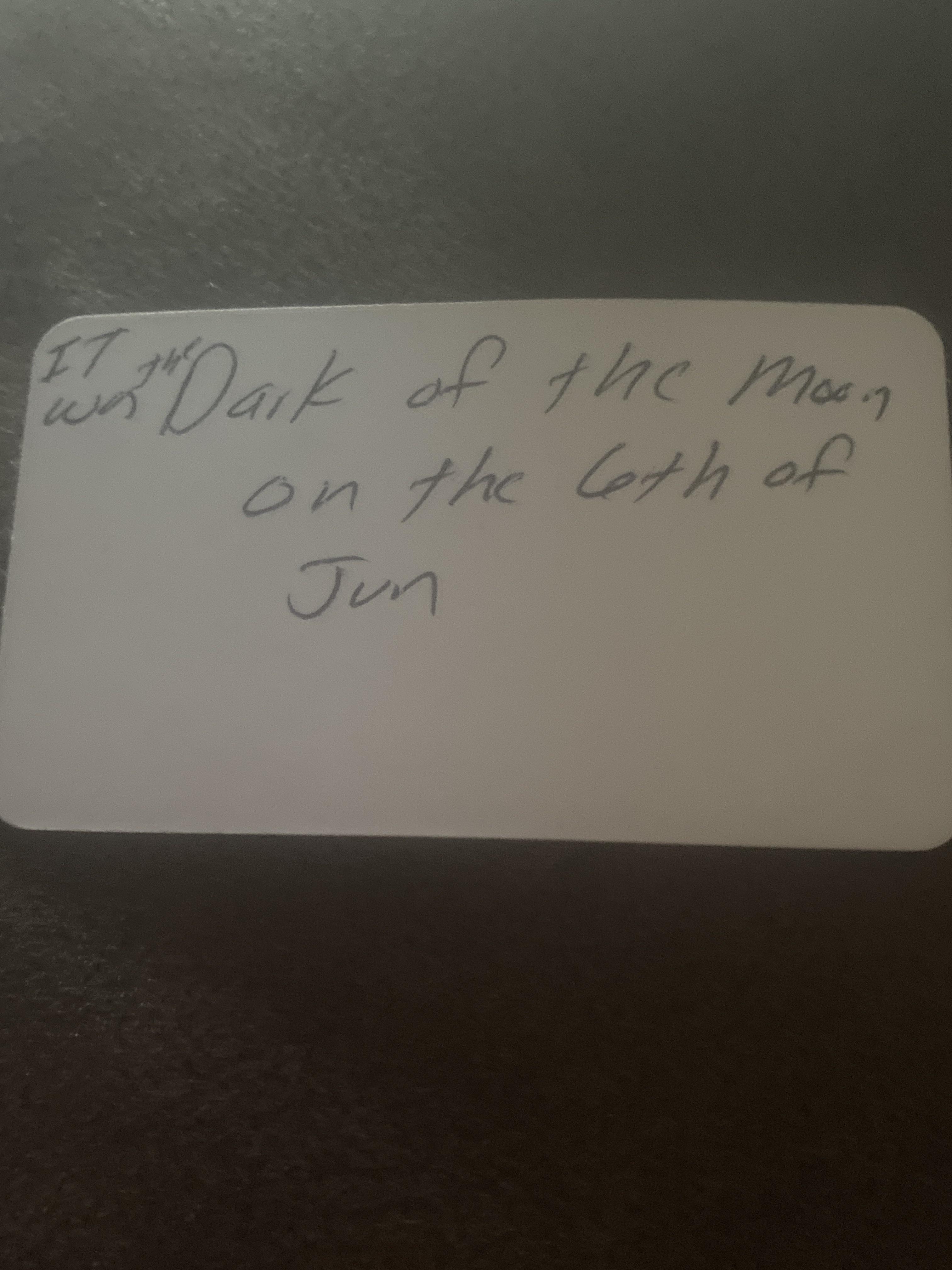 ? I am sorry I just got my cab and I heard this and can’t find the mean