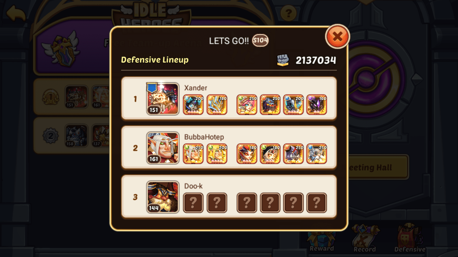 Proof you dont need good heroes to be number 1... 1 of 2 but still 1
