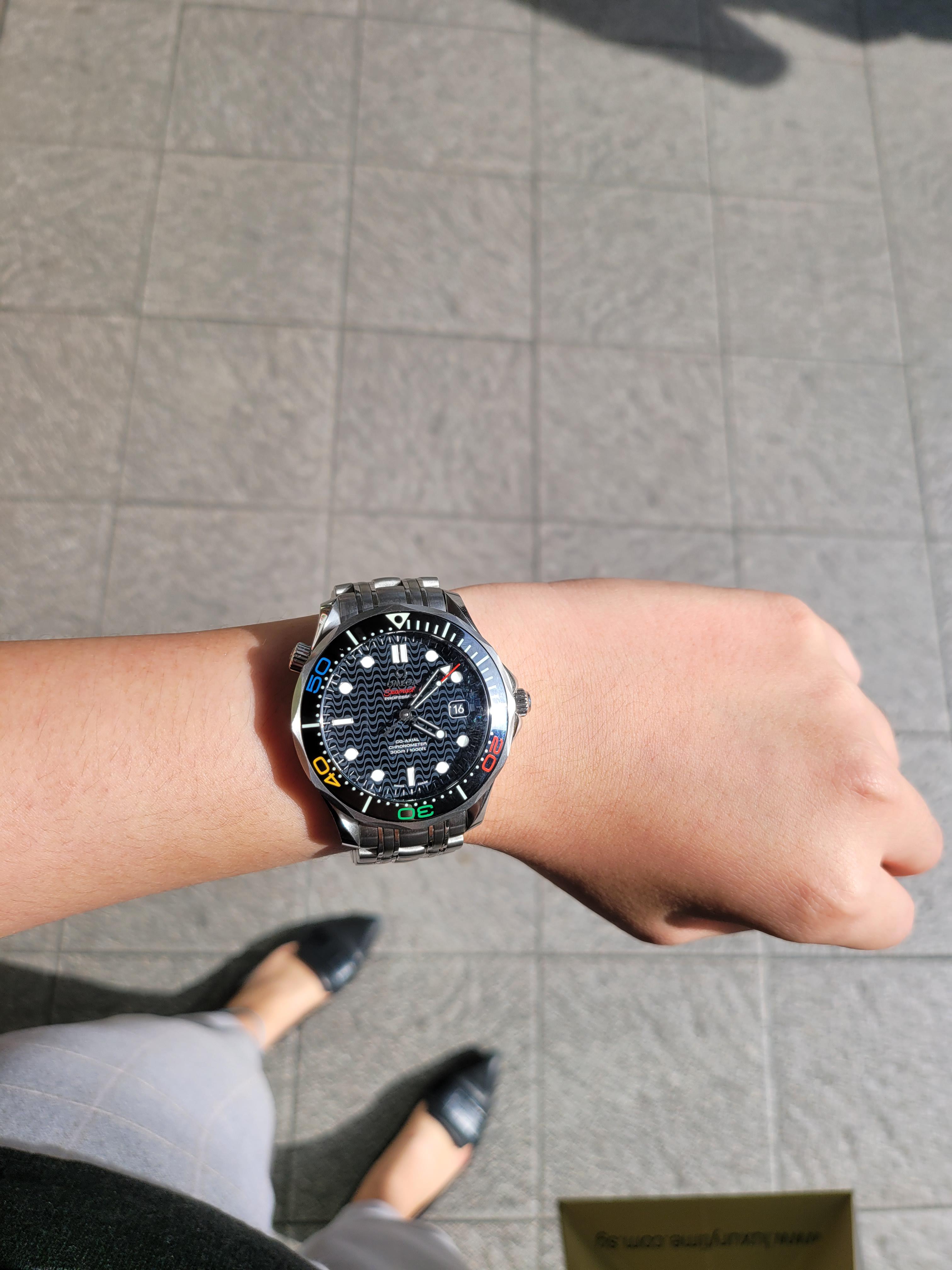 First omega ever. Went to shops hoping to get a Seamaster 007 50th