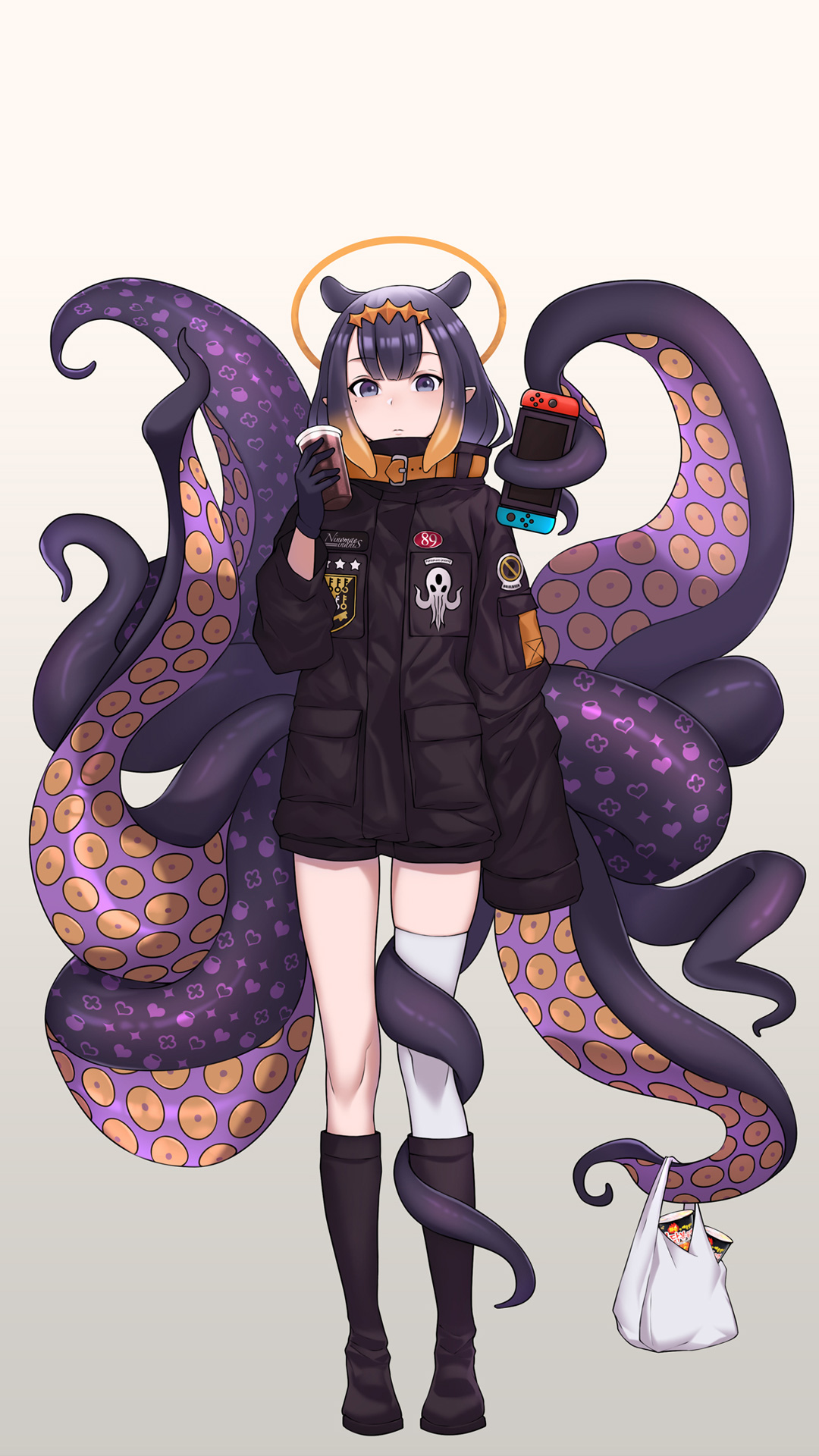 Anime Octopus Girl r/iWallpaper