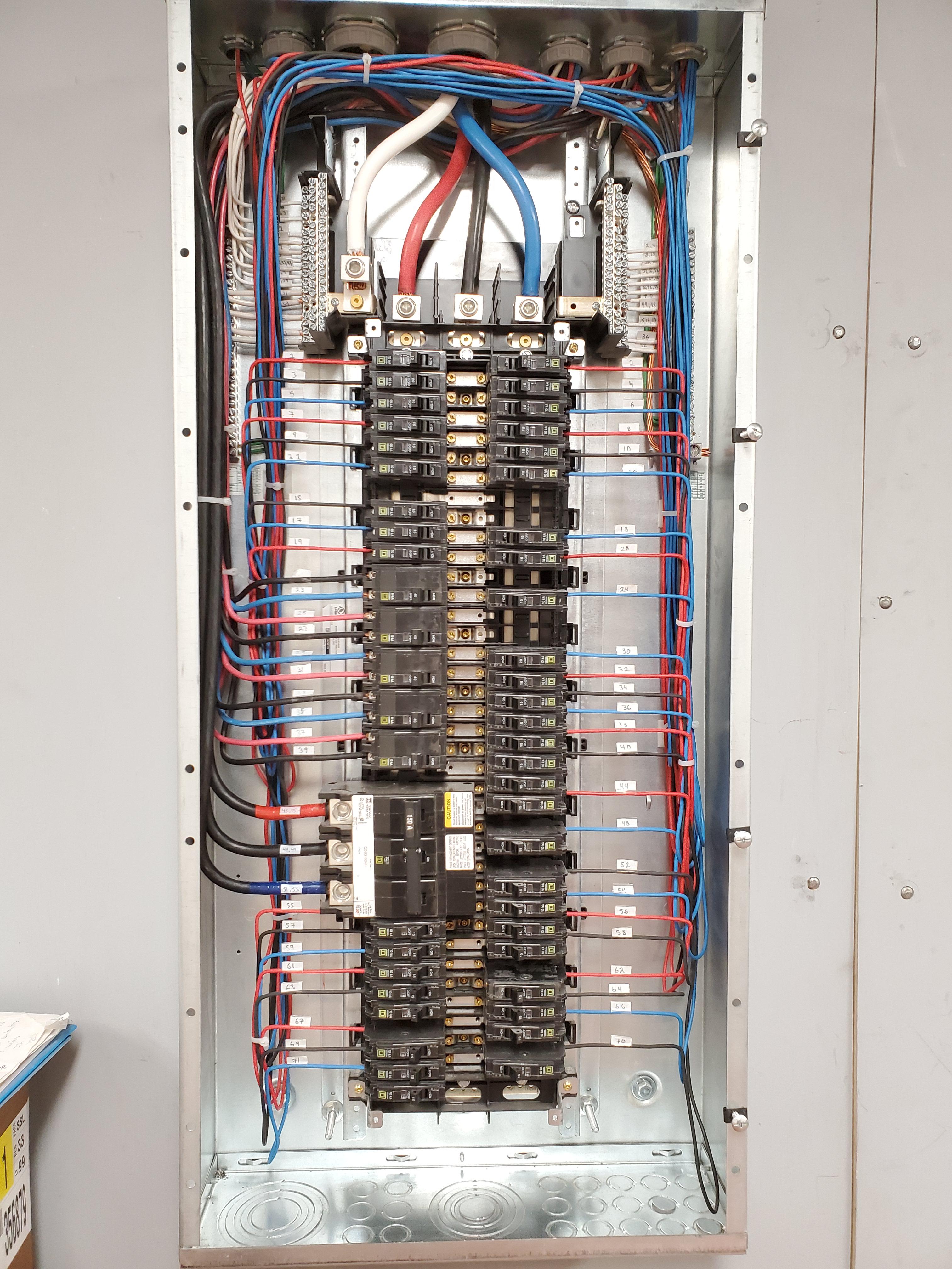 2nd year. Here's my first panel! (Canada) r/electricians