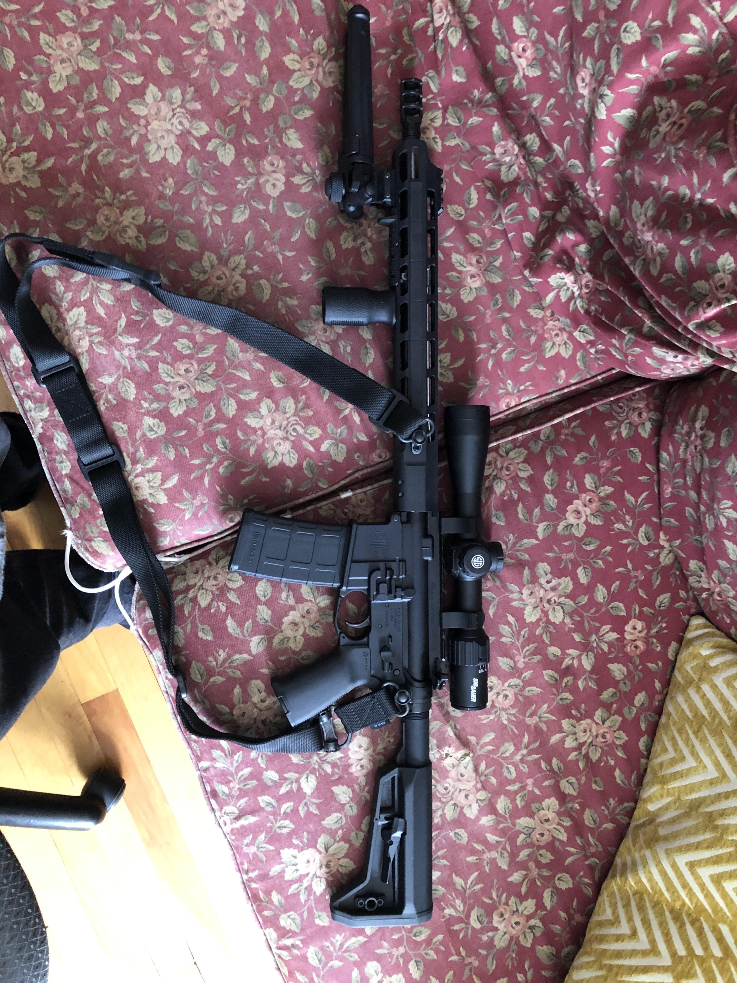 Tread M400 upgraded hand guard, Magpul everything. How do people feel