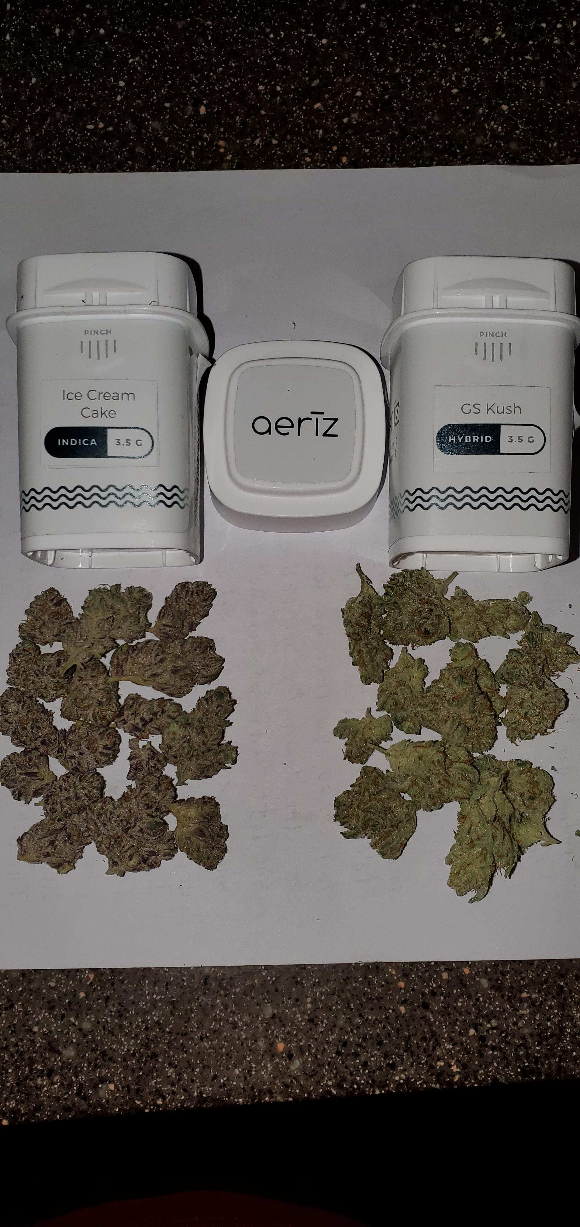 Aeriz mini haul Ice Cream Cake & Gobbstopper Kush r/ILTrees
