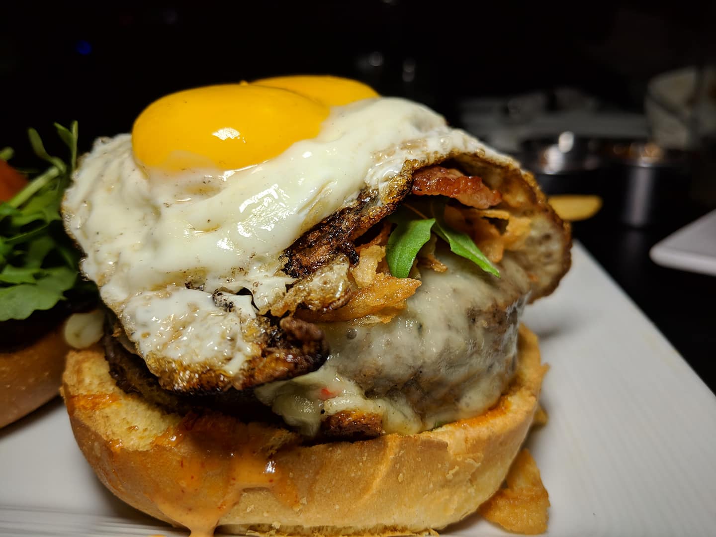 [I Ate] Fried egg burger food