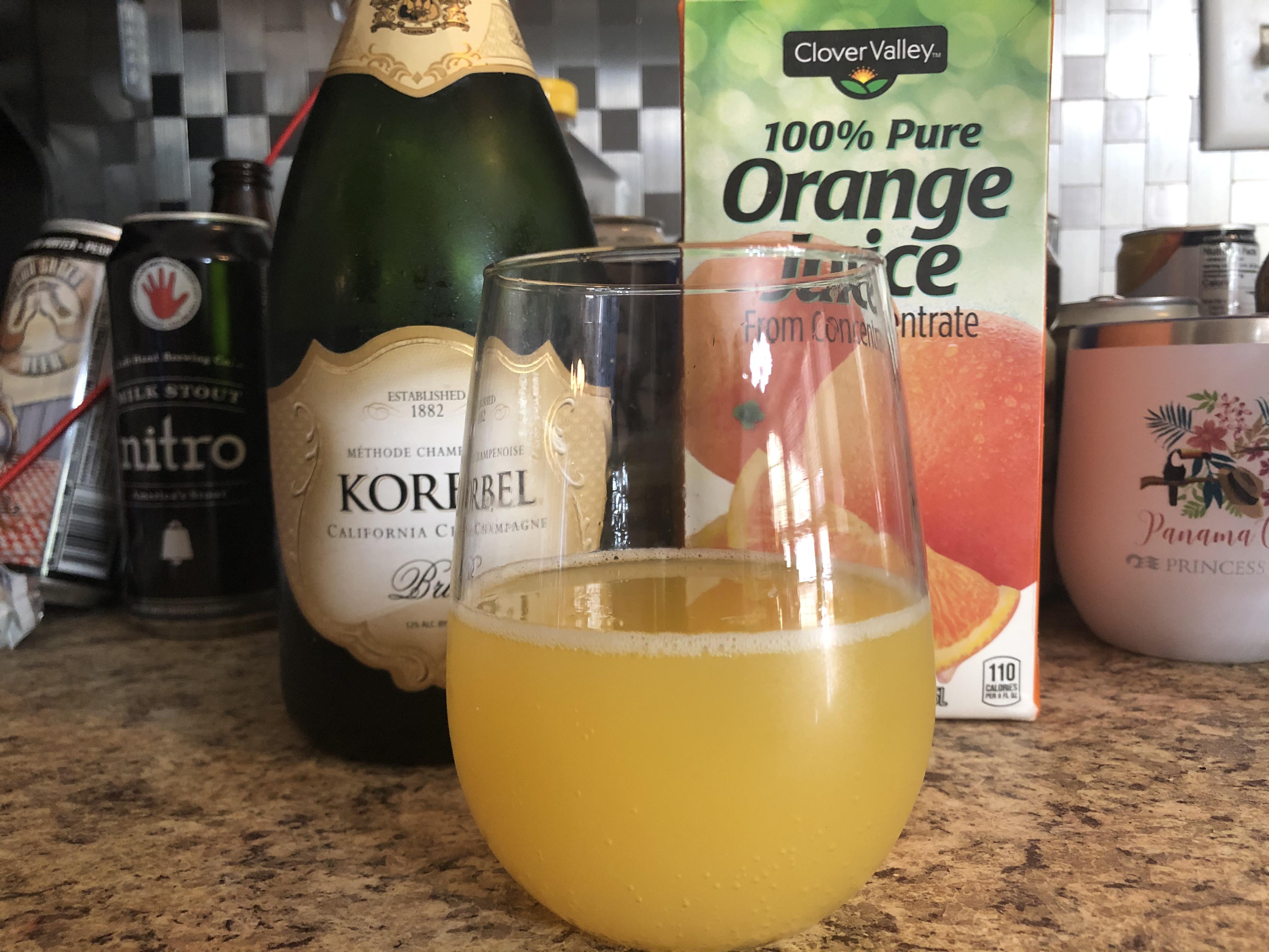 Because sometimes a cheap mimosa is all you need to survive Christmas