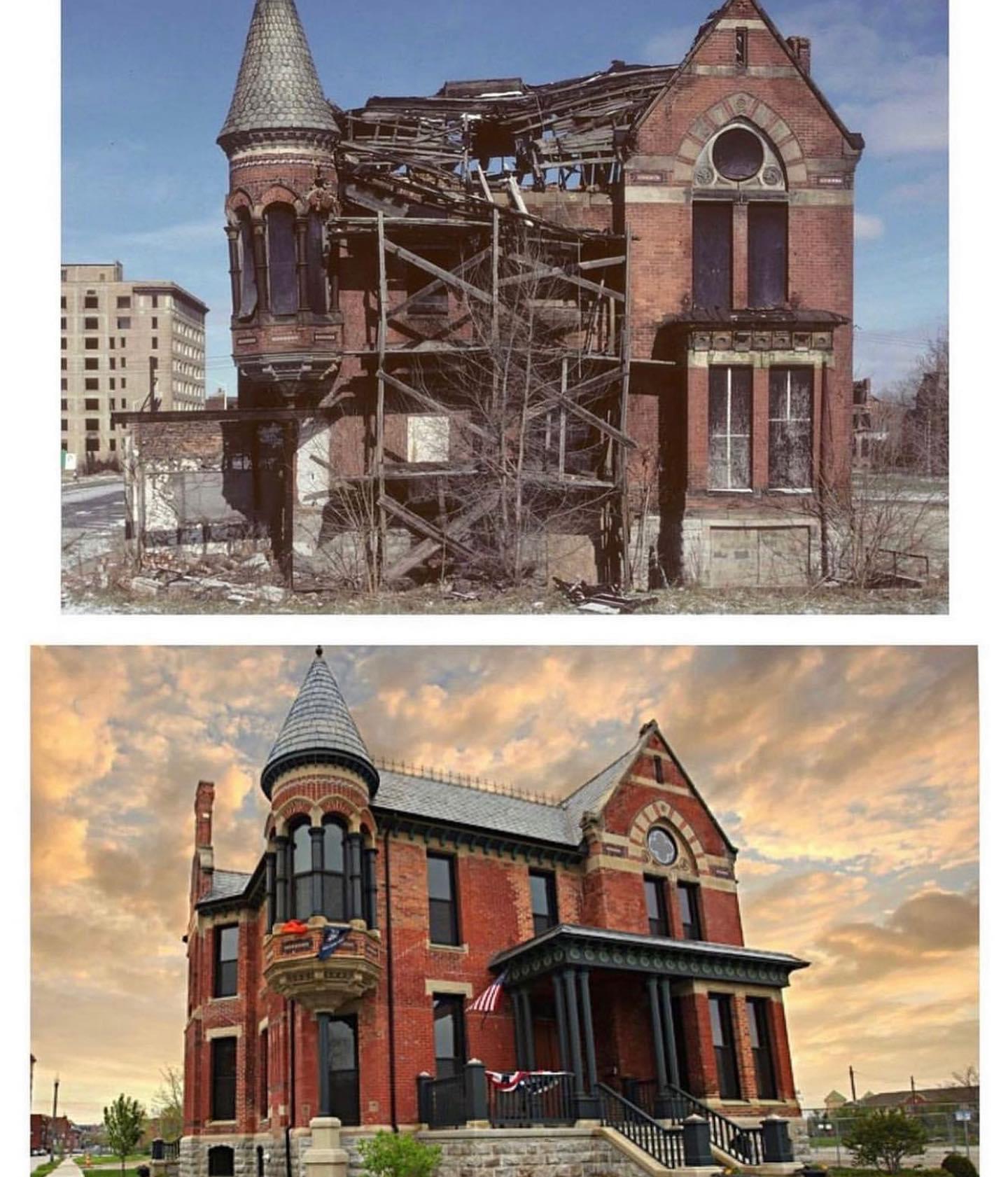 Ransom Gillis house, Detroit. Built 187678 refurbished 2015 r