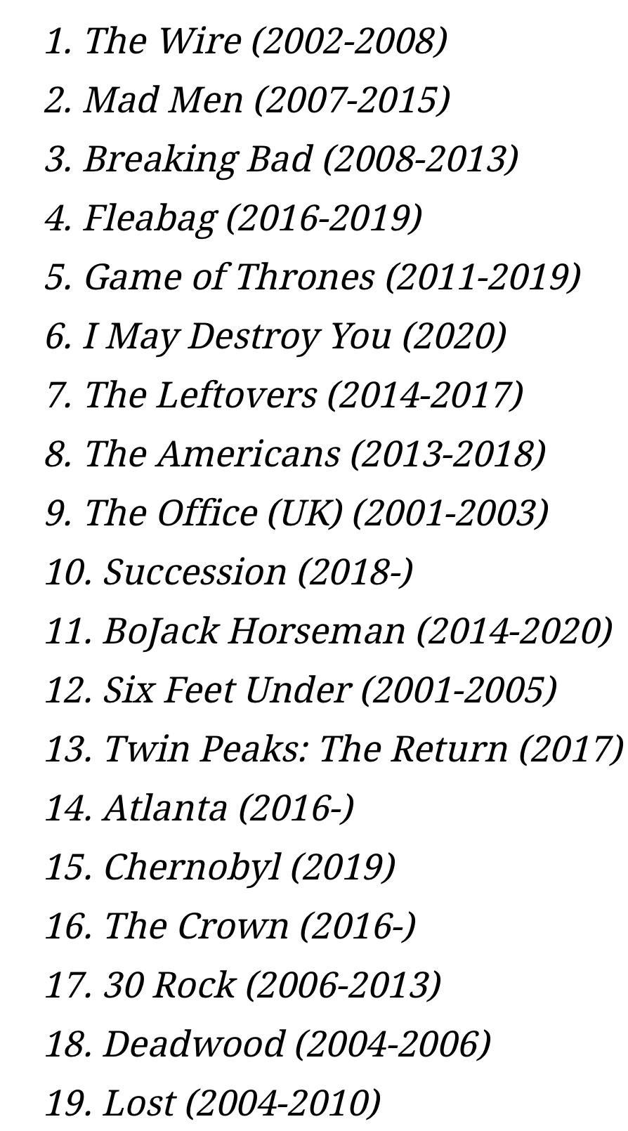 36 Hilarious 100 Greatest British Television Programmes Puns