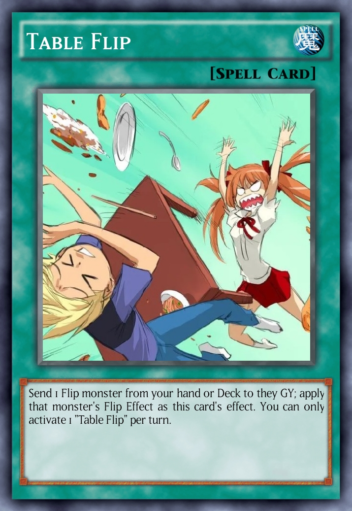 [RATE/CRITIQUE] Generic Flip support r/customyugioh