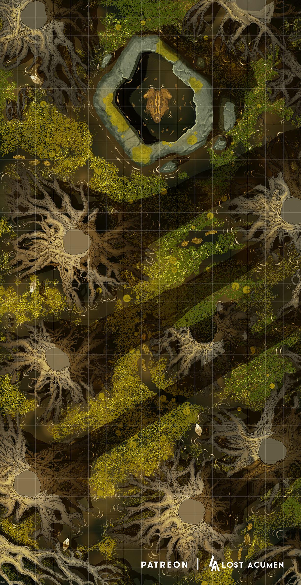 Toad Swamp [17 x 33] r/battlemaps