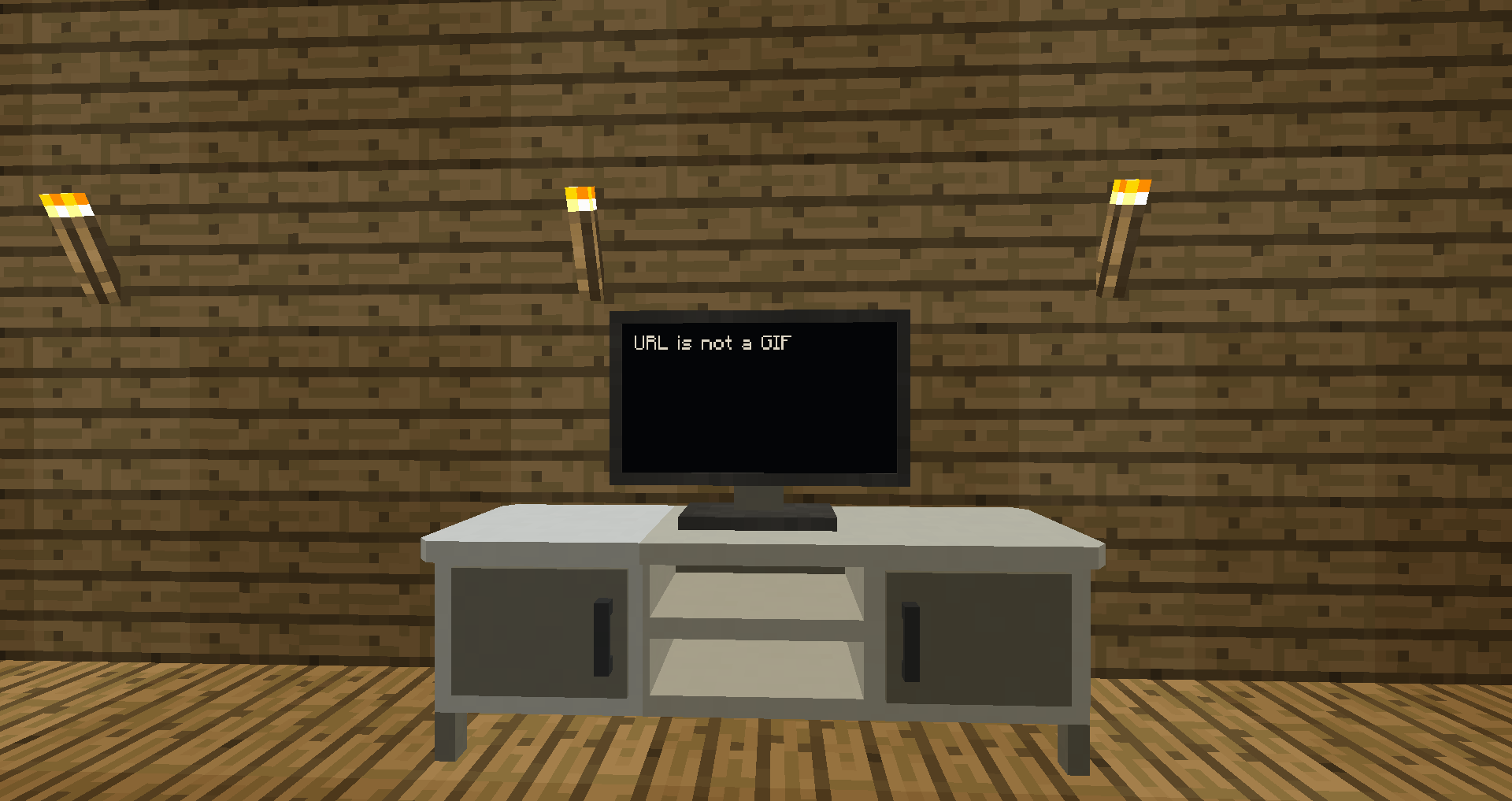 tv from mrcrayfish furniture mod doesnt work, no matter where i get the